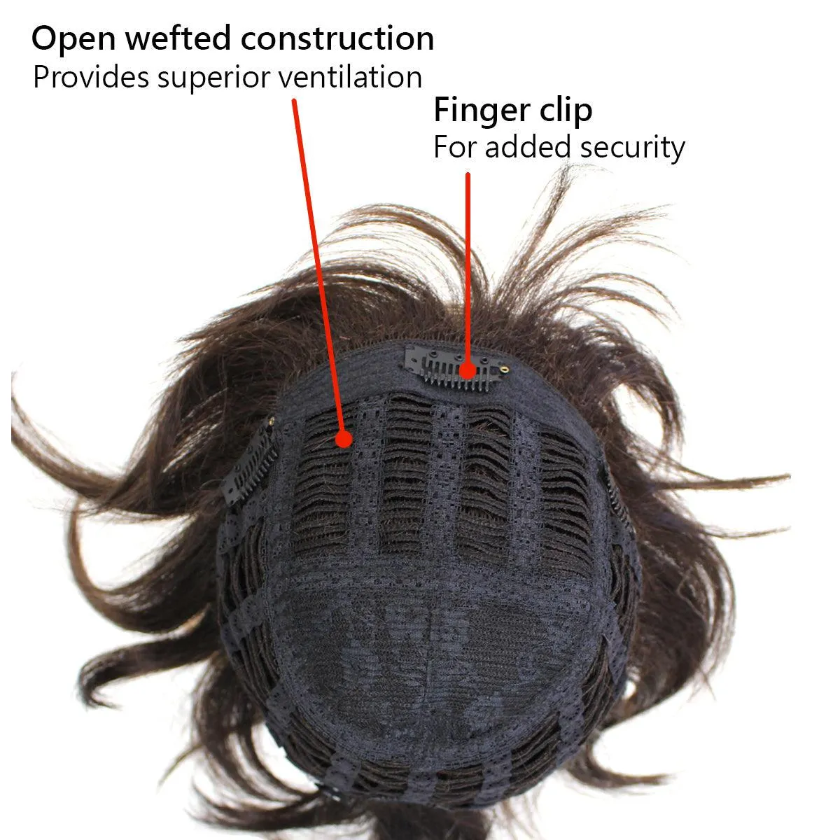 Accessories_Wigpro Collection_Wigs 821 Demi Topper by WigPro: Synthetic Hair Piece