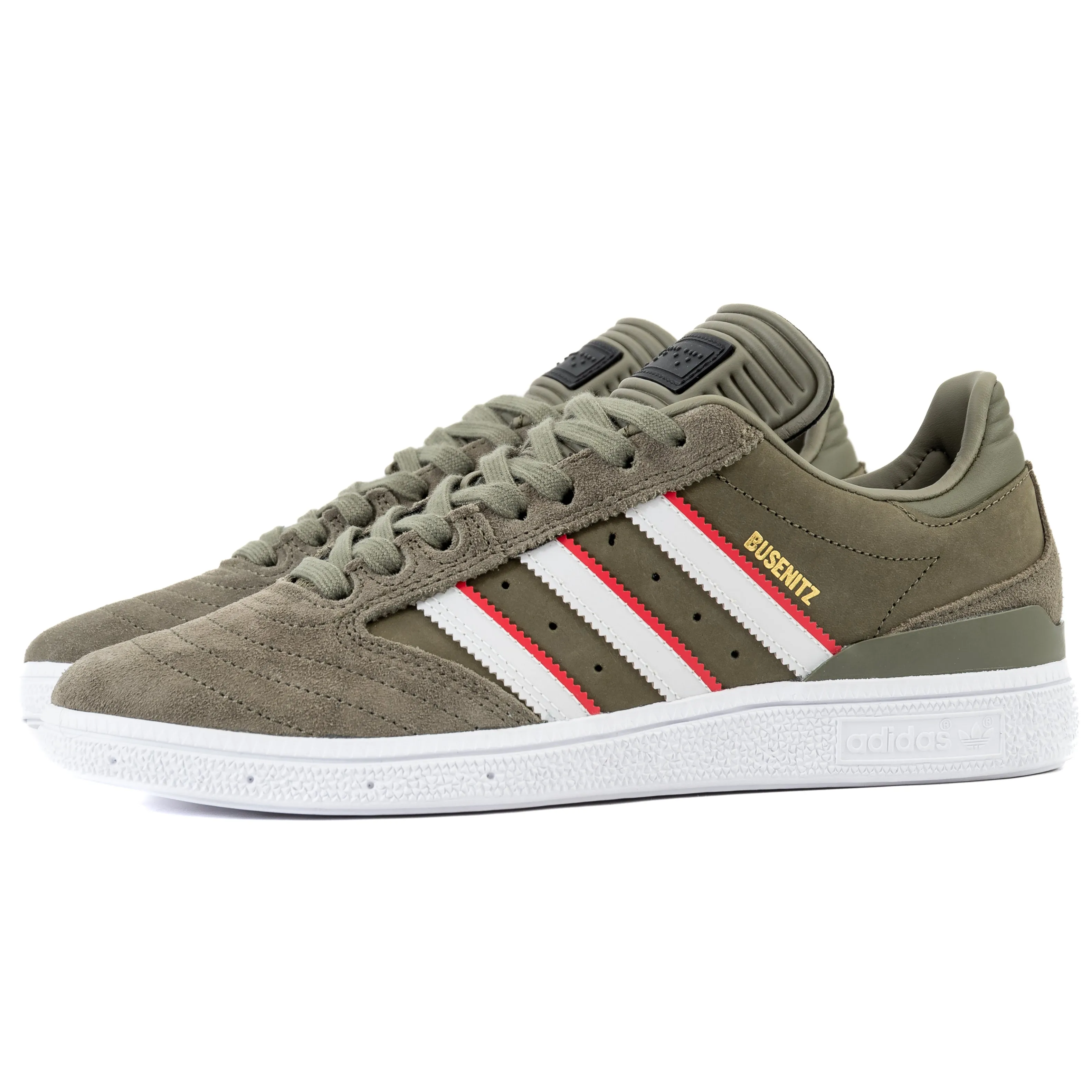 Adidas - Busenitz x Dan Mancina (Olive Strata/Red/Footwear White) Adidas Shoes