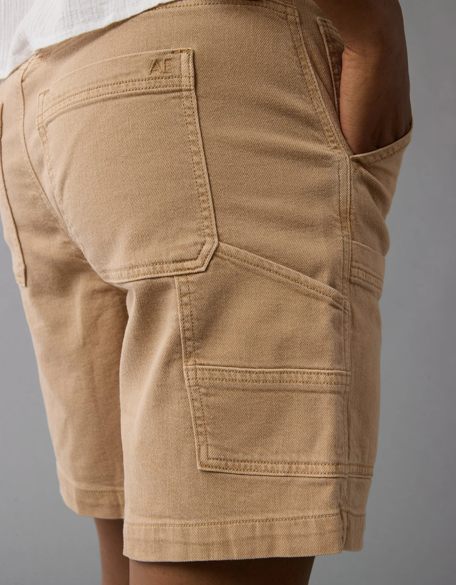 AE Dreamy Drape High-Waisted Carpenter Short