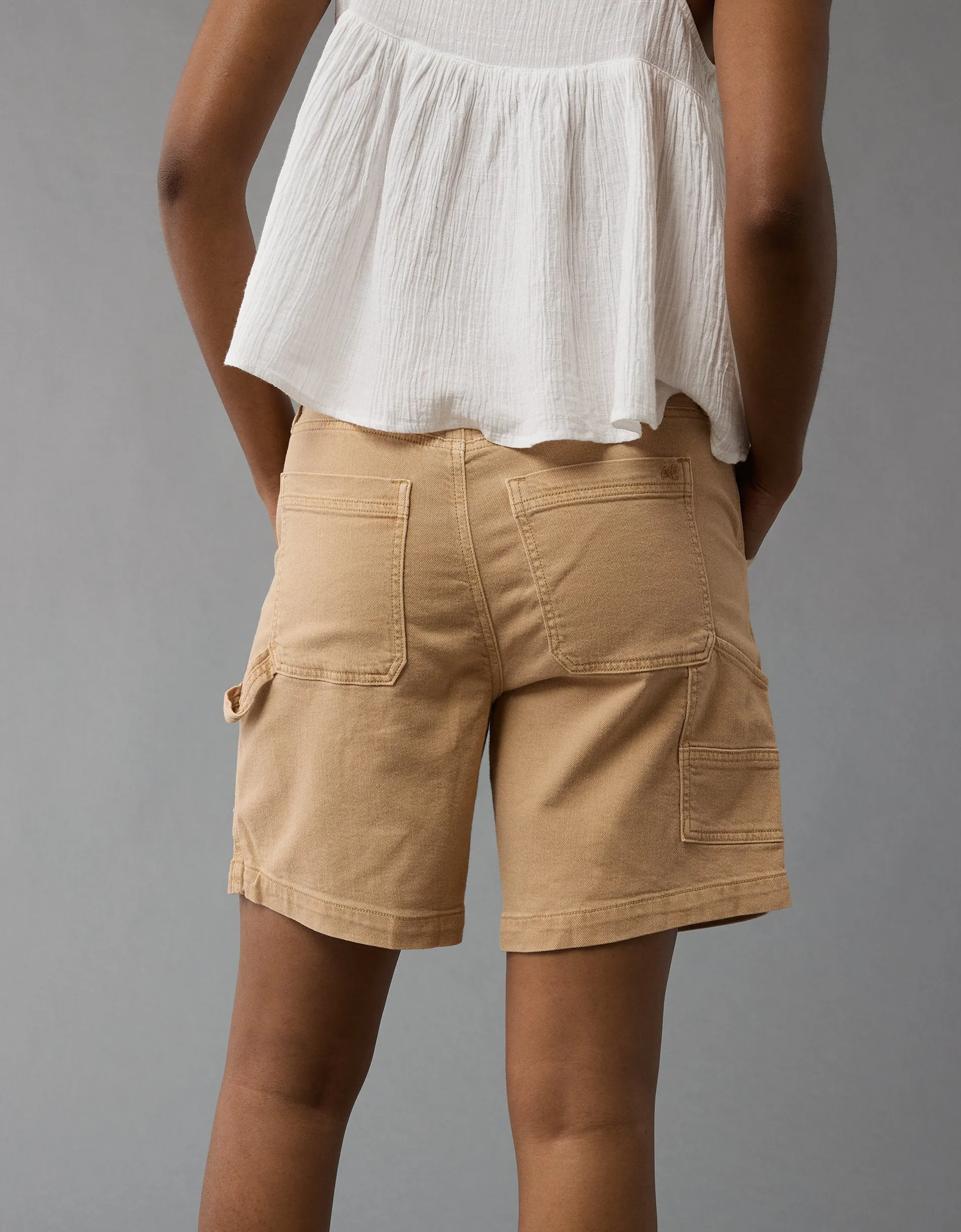 AE Dreamy Drape High-Waisted Carpenter Short