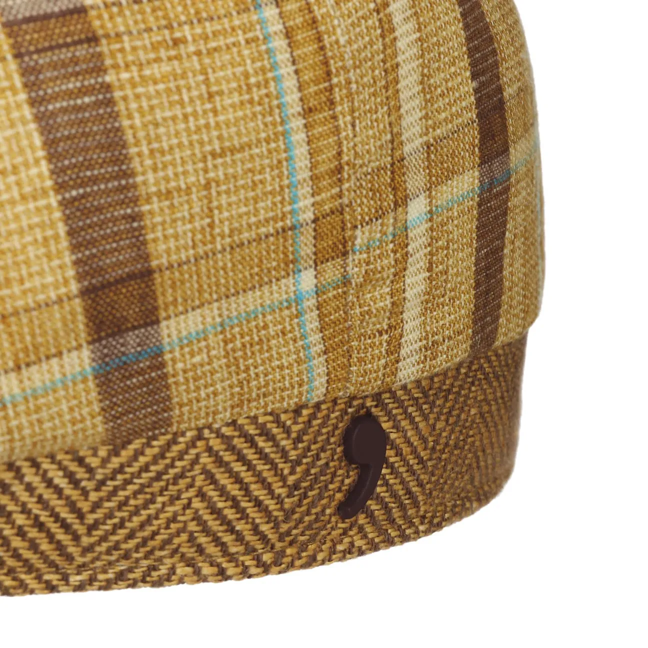 Alfonso D´Este Hats Kyoto Check Flat Cap by Alfonso D'Este