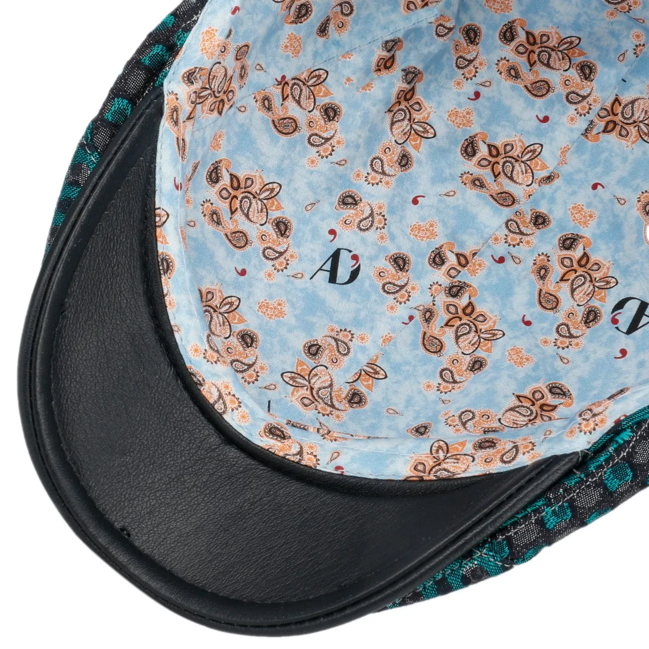 Alfonso D´Este Hats Yellowblue Flat Cap by Alfonso D'Este