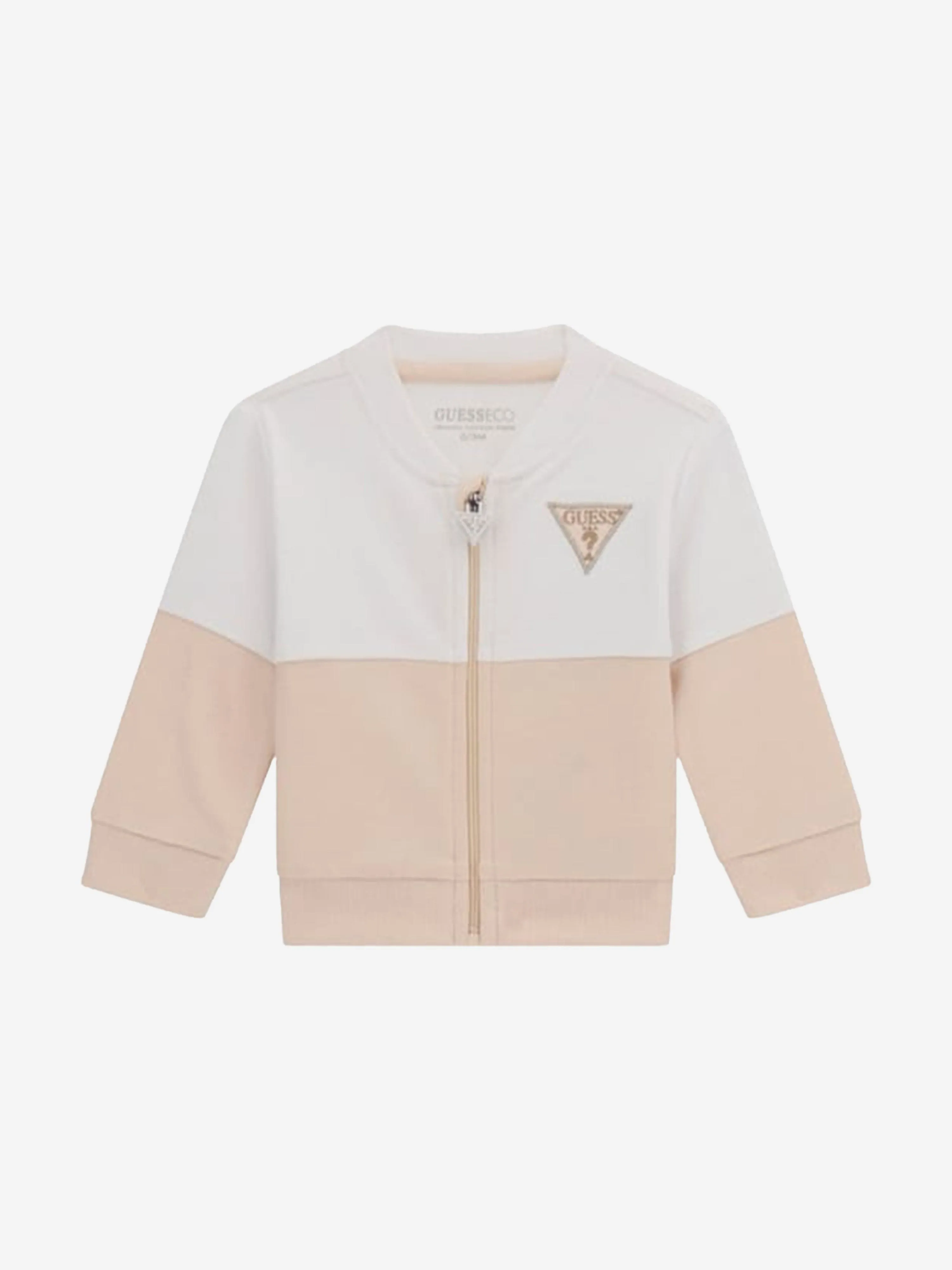 Baby 3 Piece Tracksuit Set in Beige