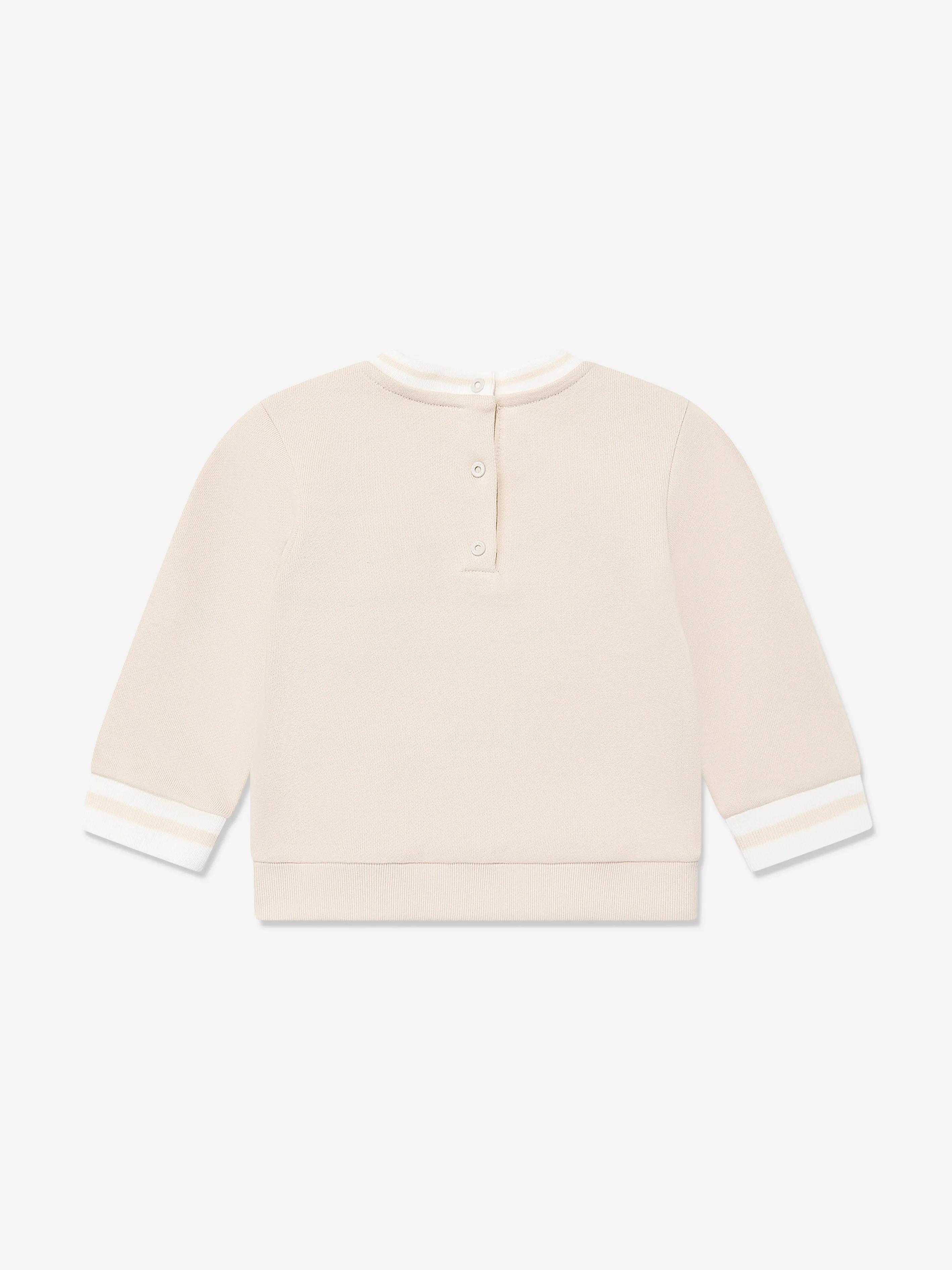 Baby Animal Logo Sweatshirt in Beige