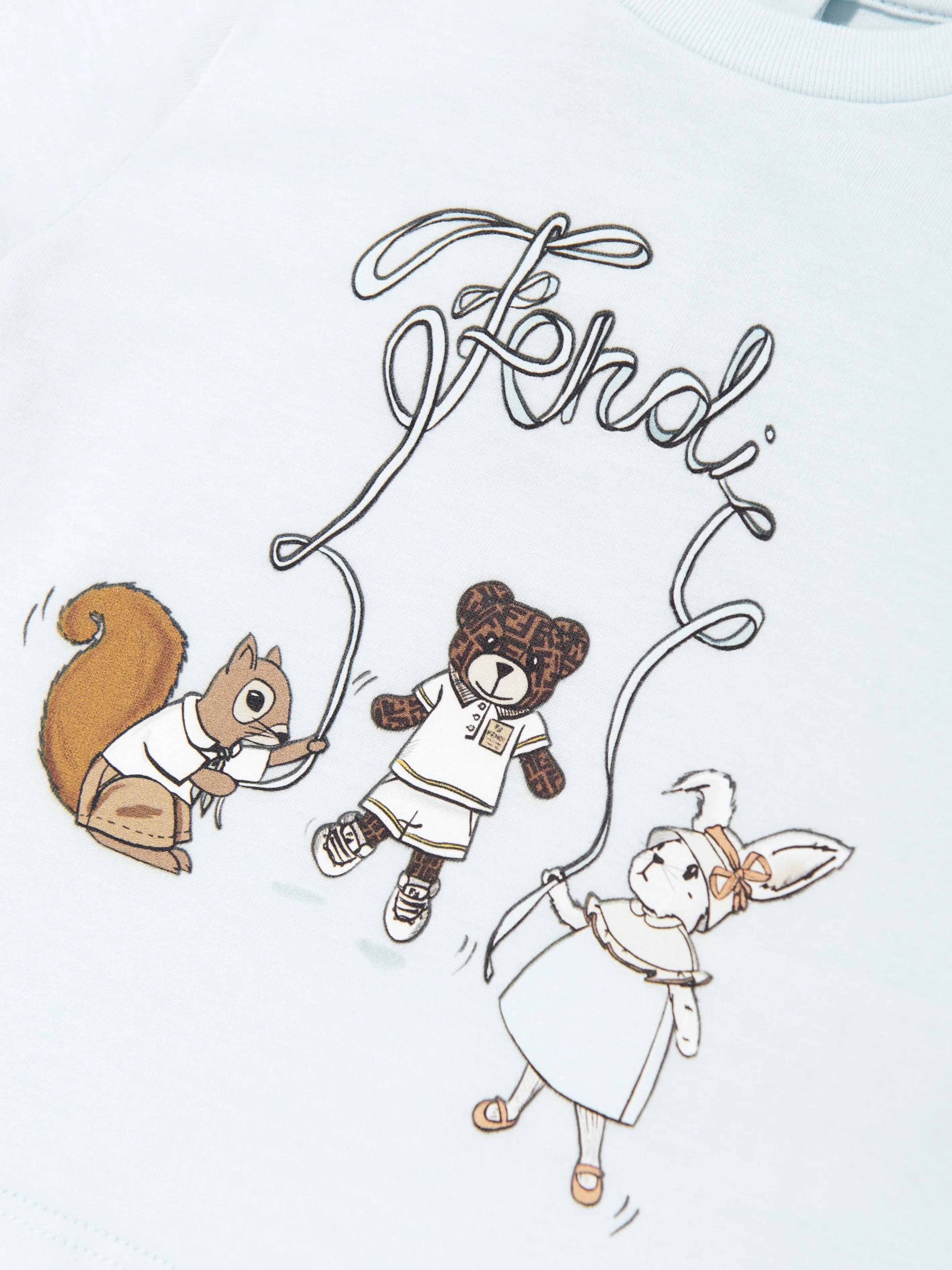 Baby Animal Logo T-Shirt in Blue
