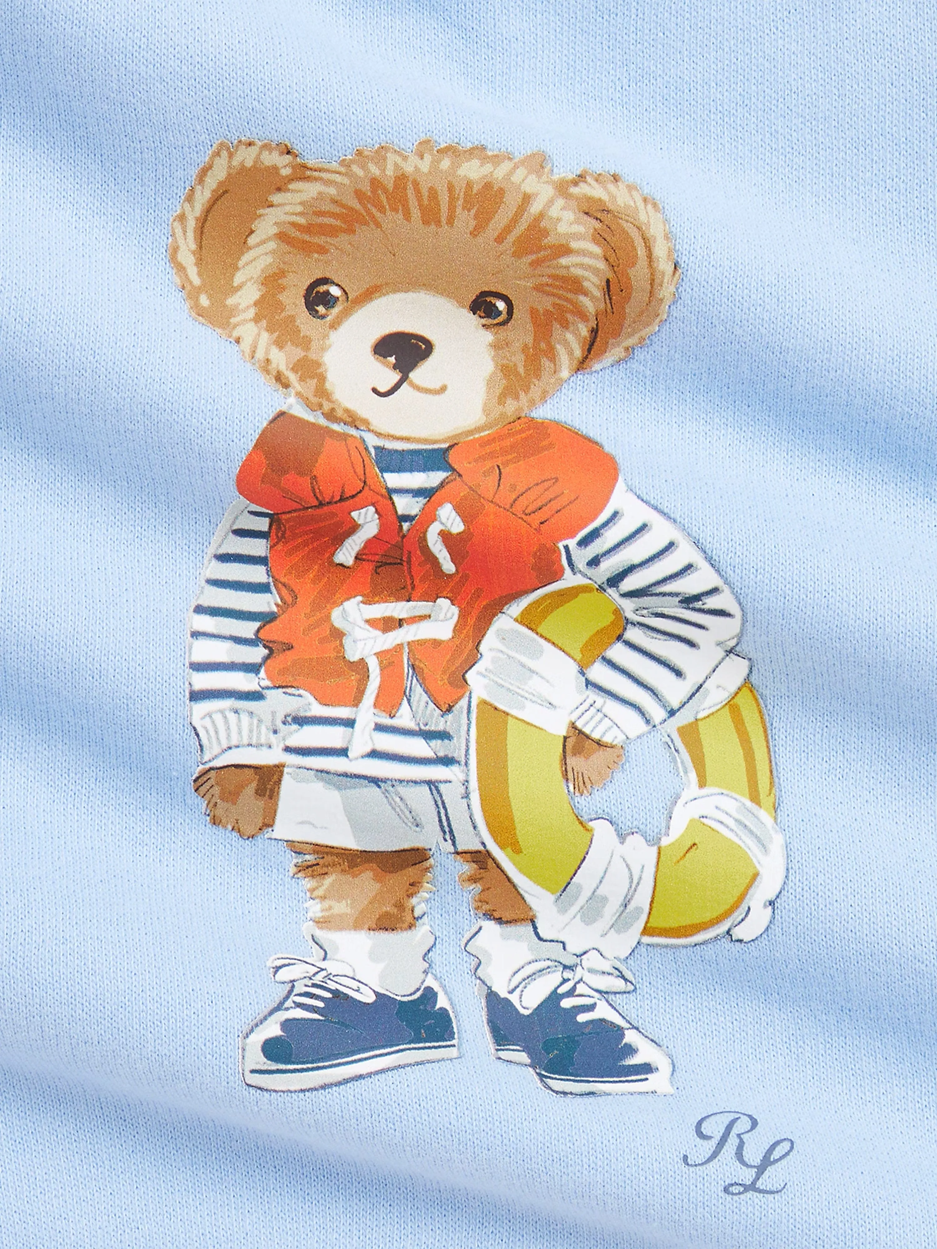 Baby Boys Bear Sweatshirt in Blue
