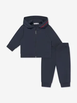 Baby Boys Branded Tracksuit in Navy