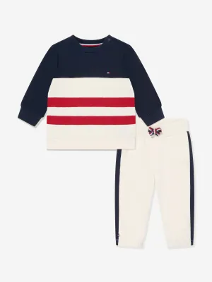 Baby Boys Colourblock Tracksuit in Multicolour