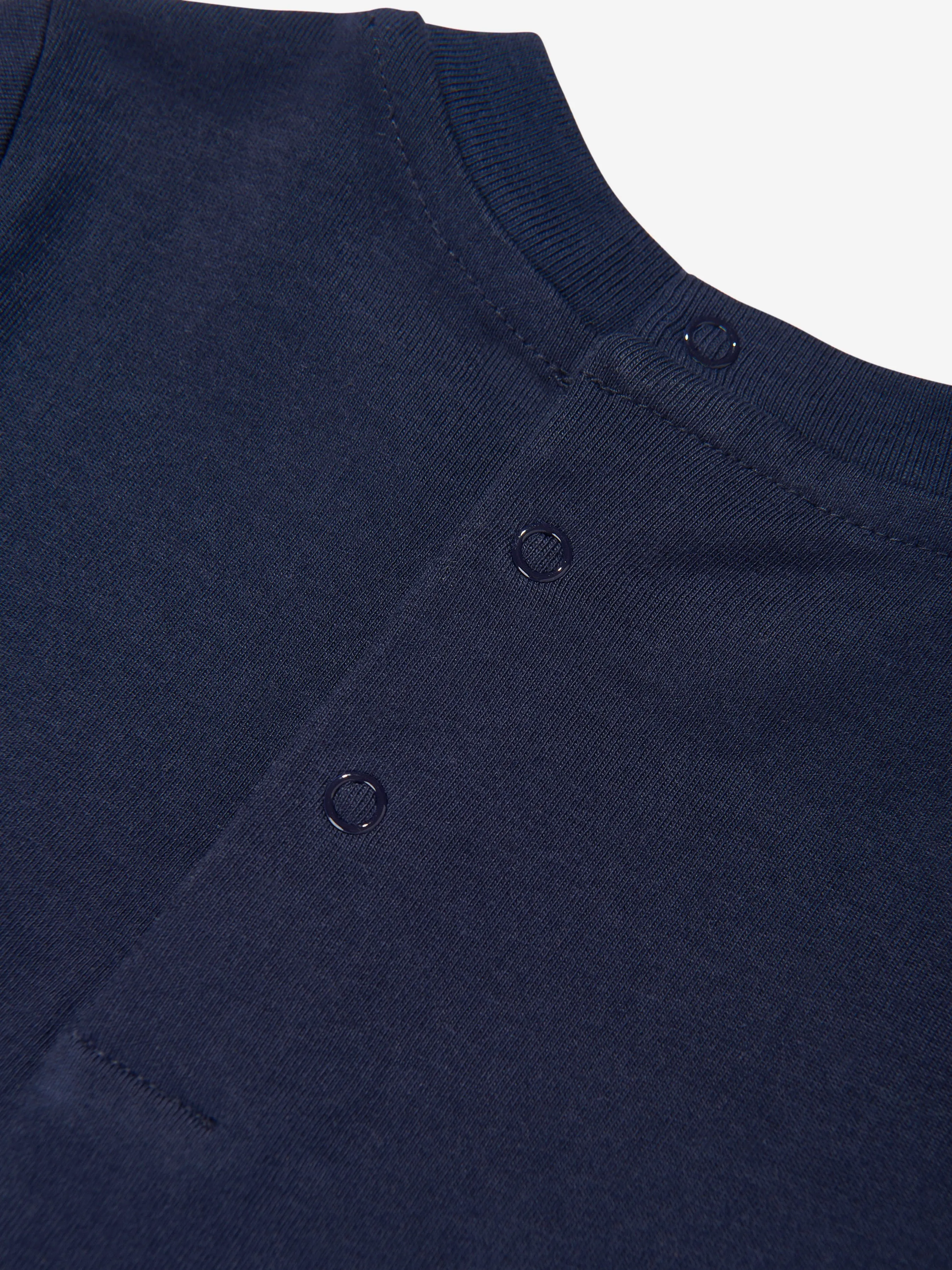 Baby Boys Dog Romper in Navy