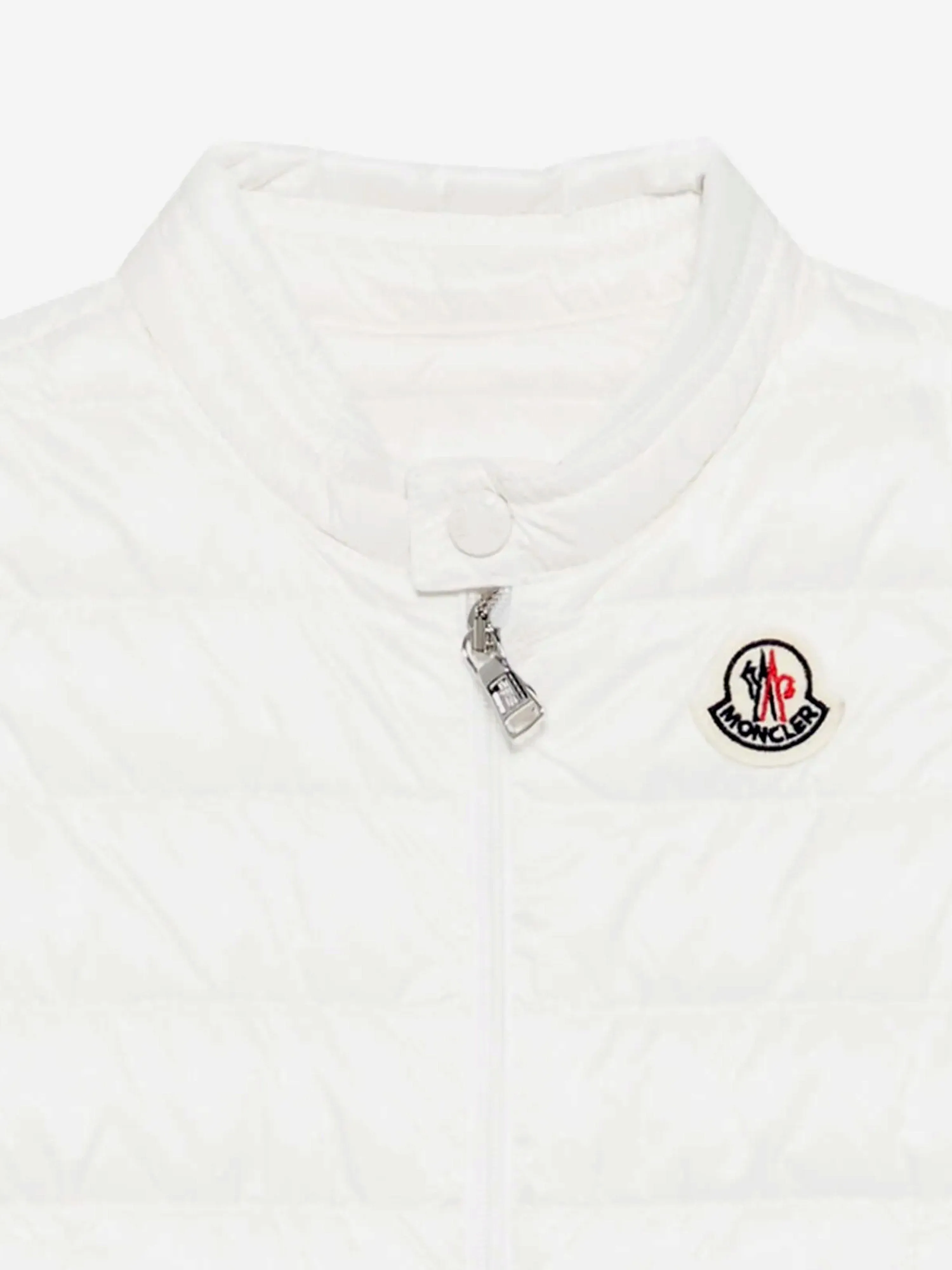 Baby Boys Down Padded New Amaury Gilet in Ivory