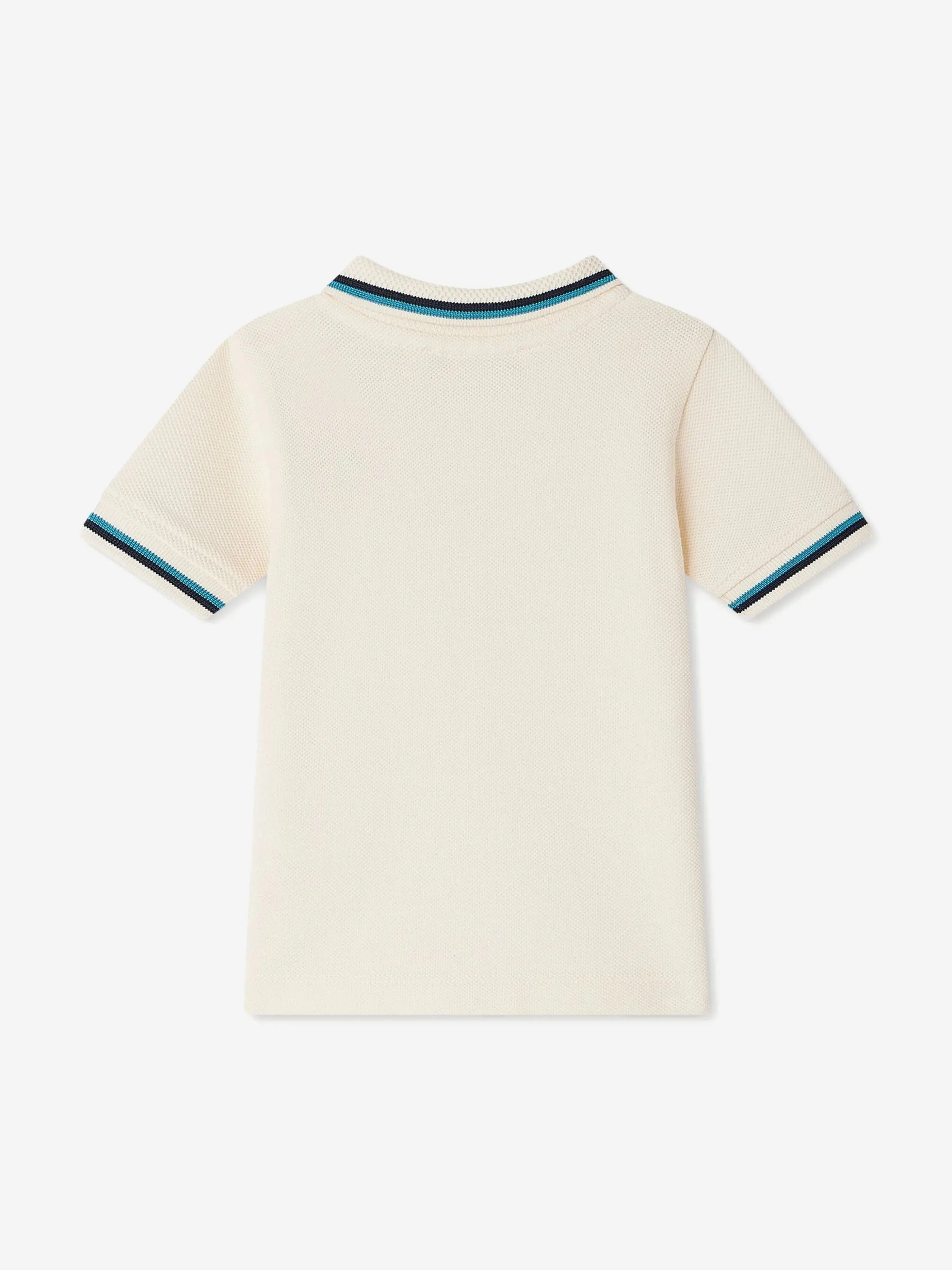 Baby Boys Finn Polo Shirt in Ivory