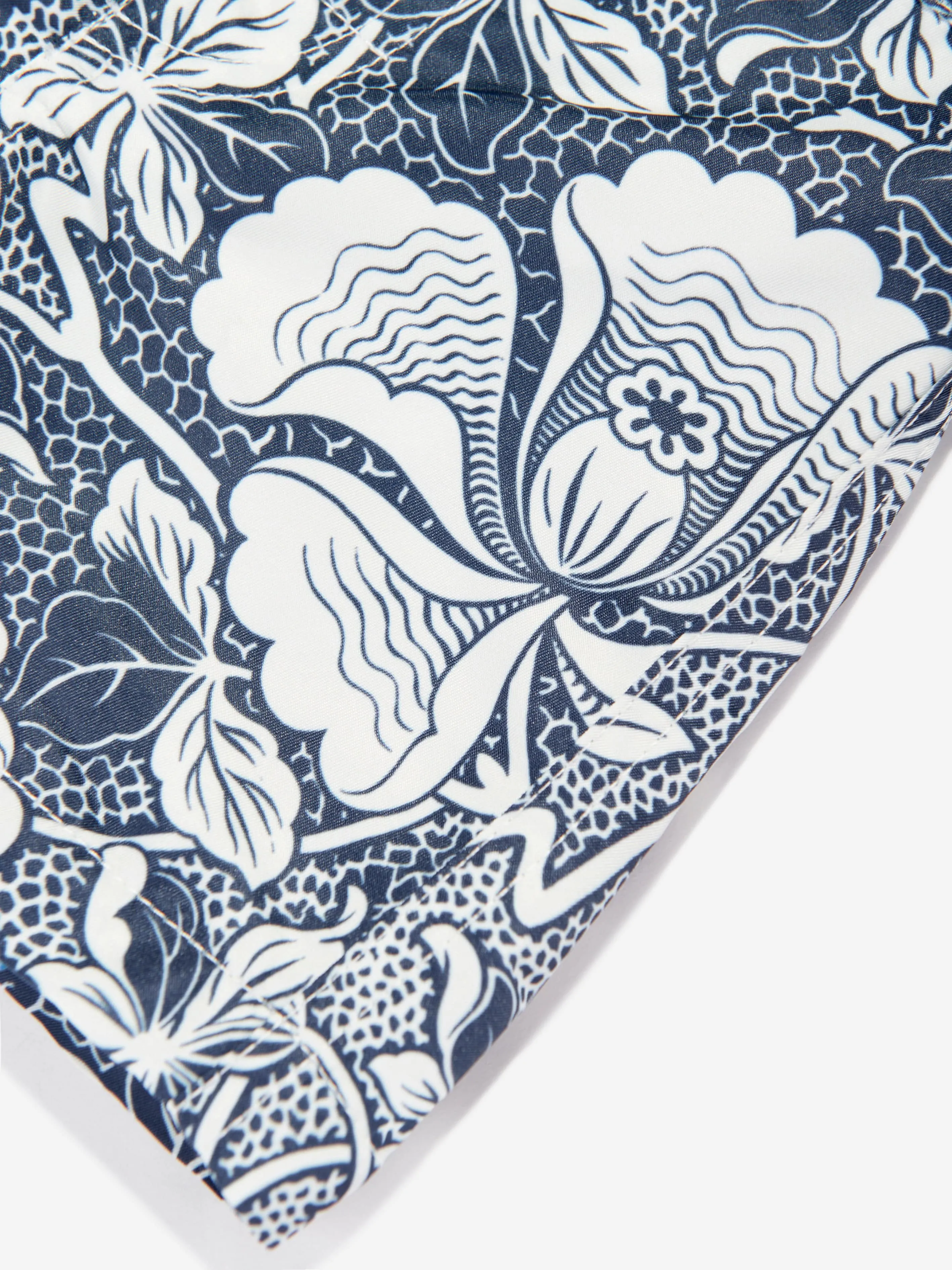 Baby Boys Floral Swim Shorts in Blue