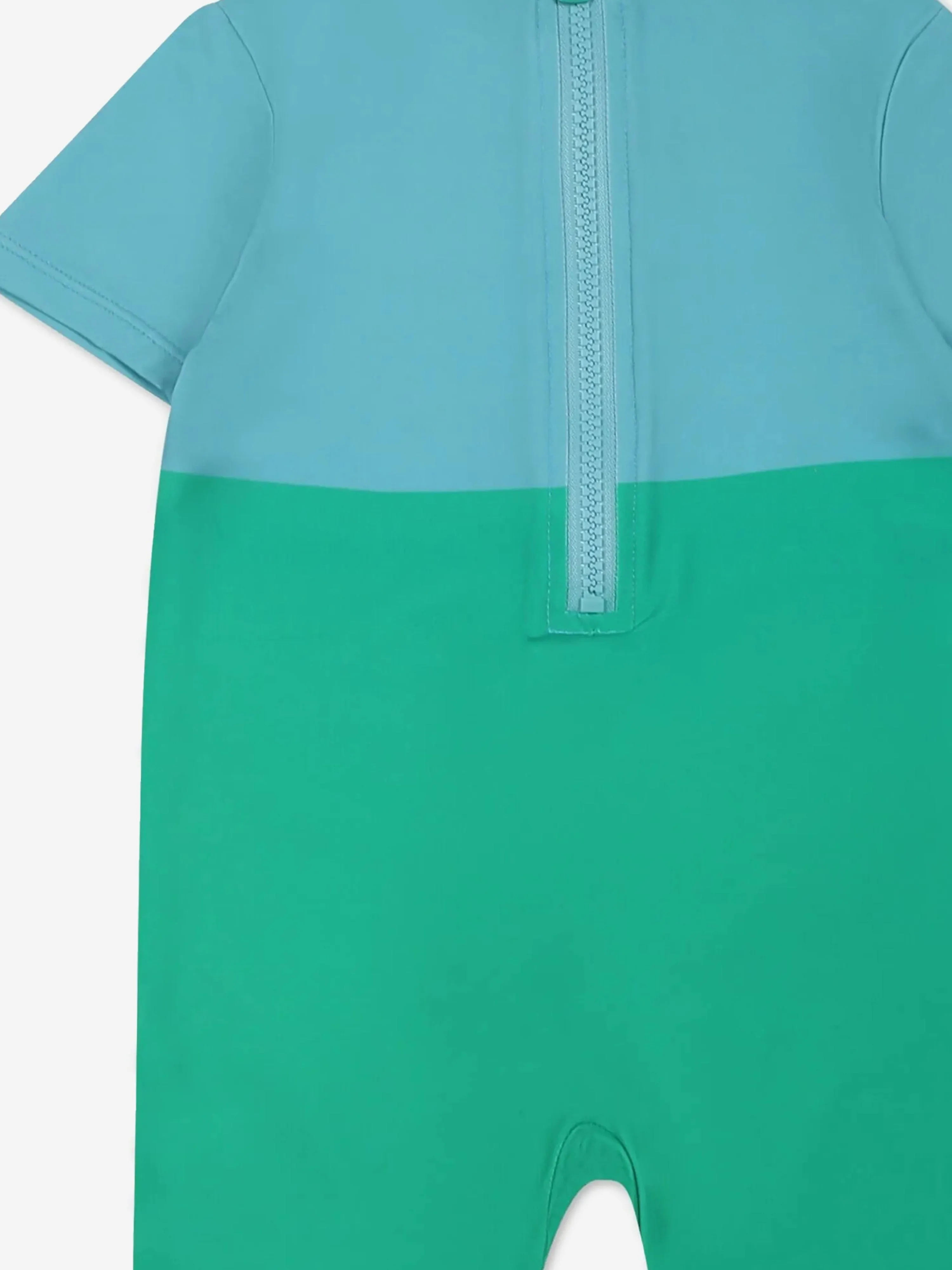 Baby Boys Frog All In One Swimsuit in Green