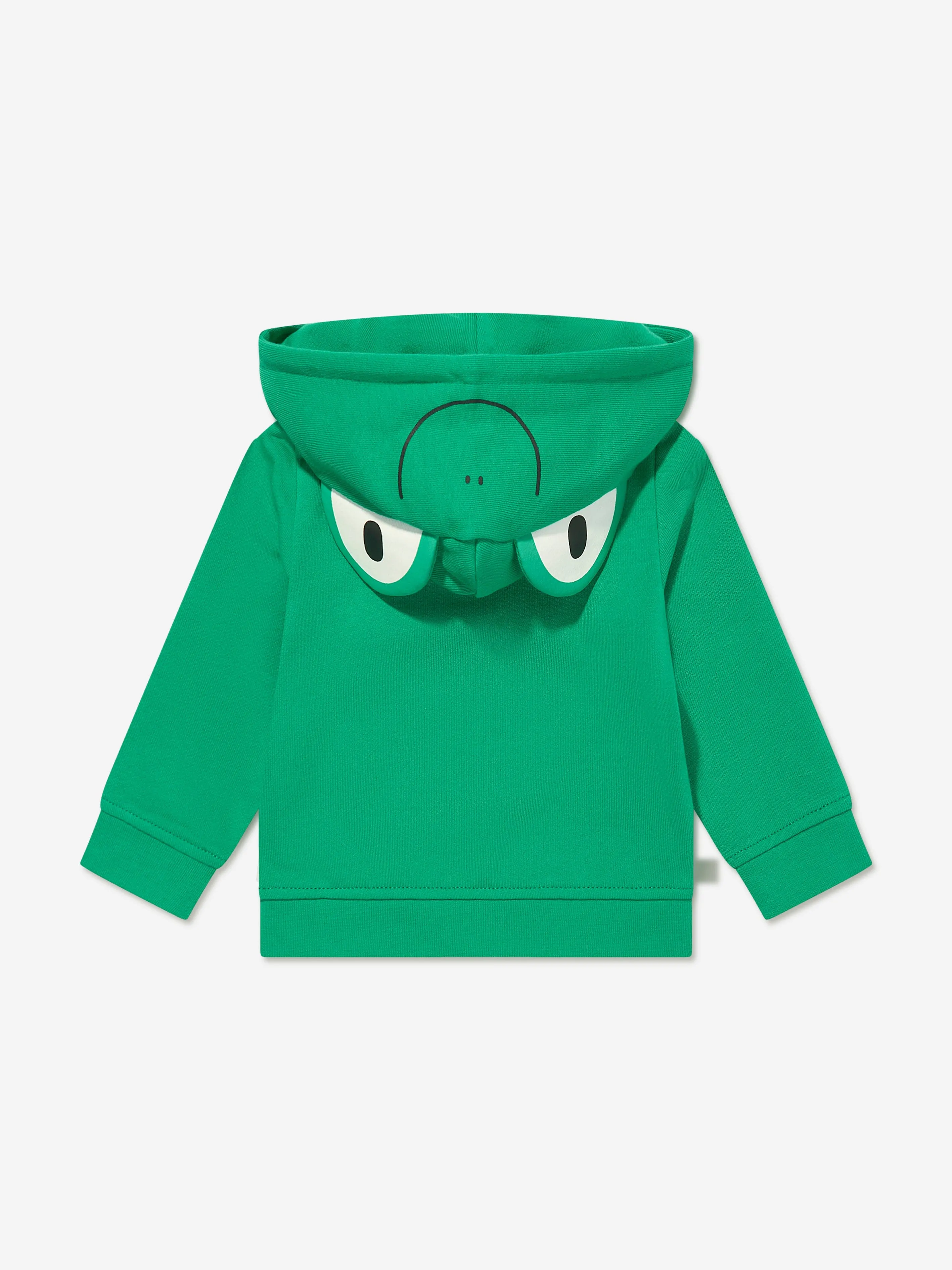 Baby Boys Frog Zip Up Top in Green