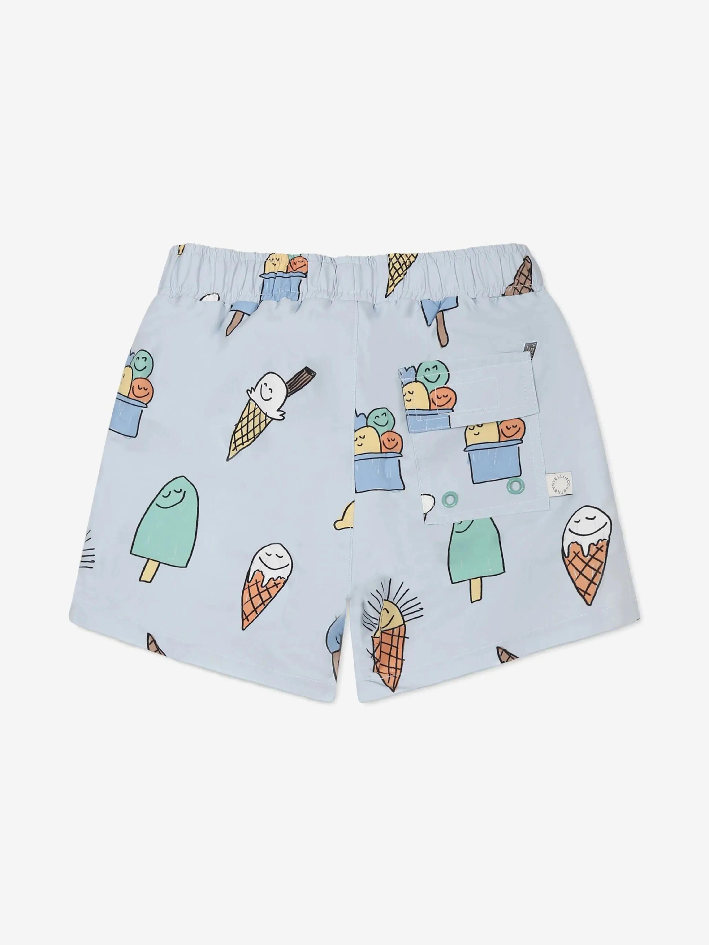 Baby Boys Ice Cream Swim Shorts in Blue