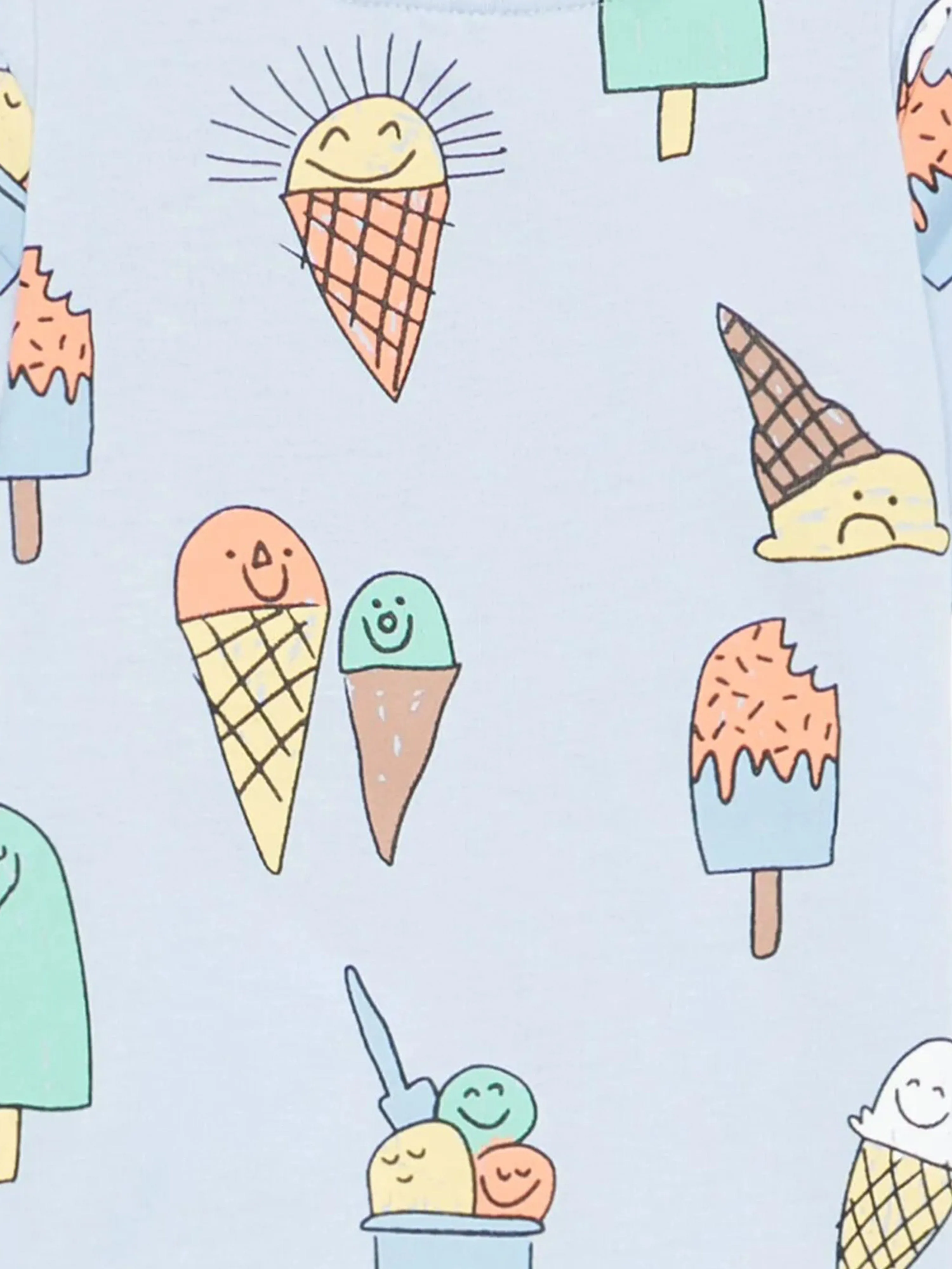 Baby Boys Ice Cream T-Shirt in Blue