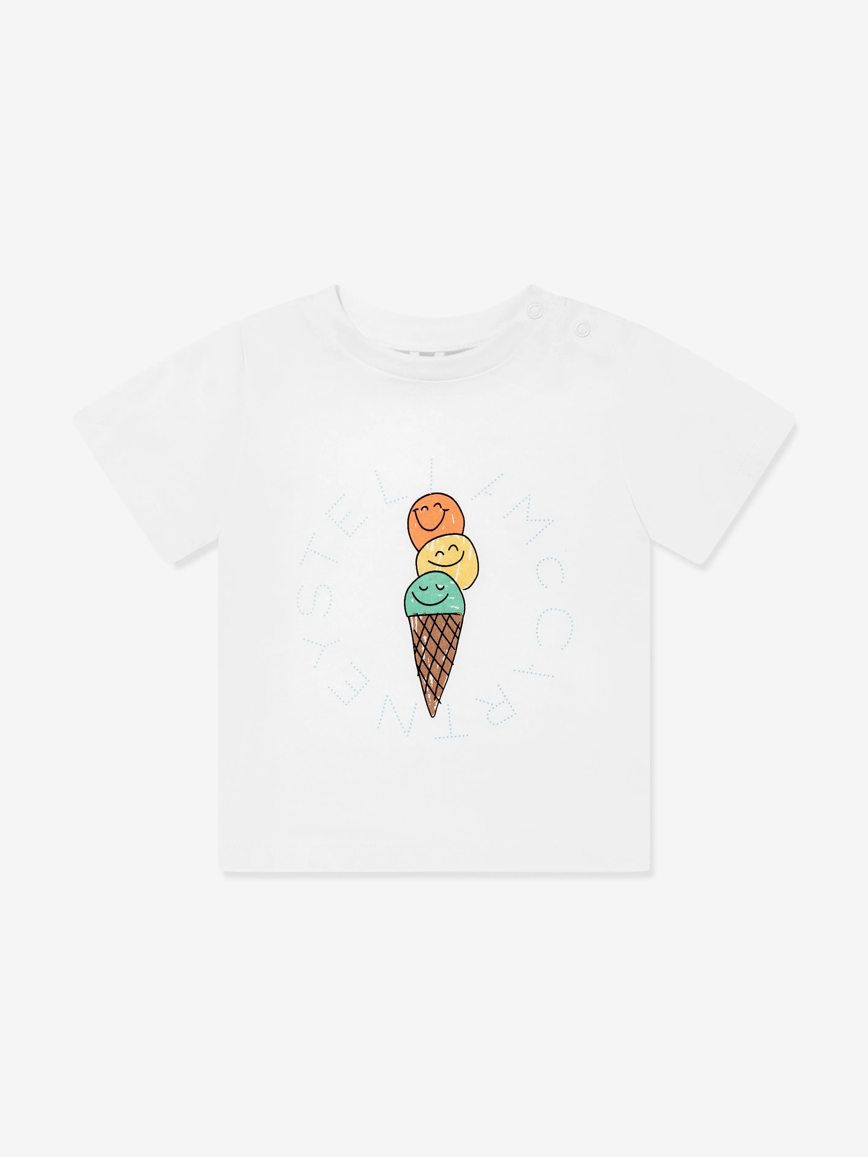 Baby Boys Ice Cream T-Shirt in Ivory
