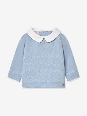 Baby Boys Knitted Sweater in Blue