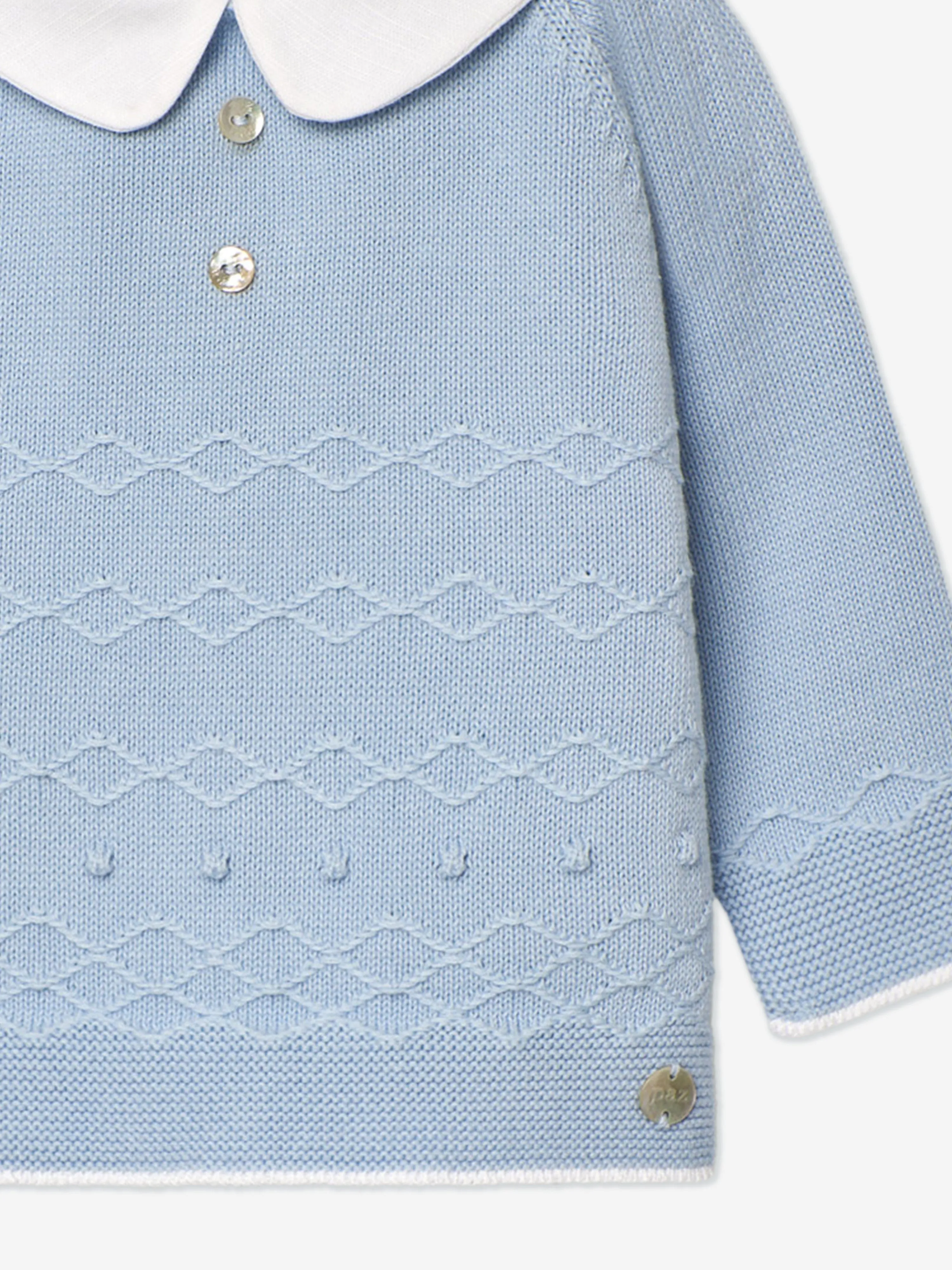 Baby Boys Knitted Sweater in Blue