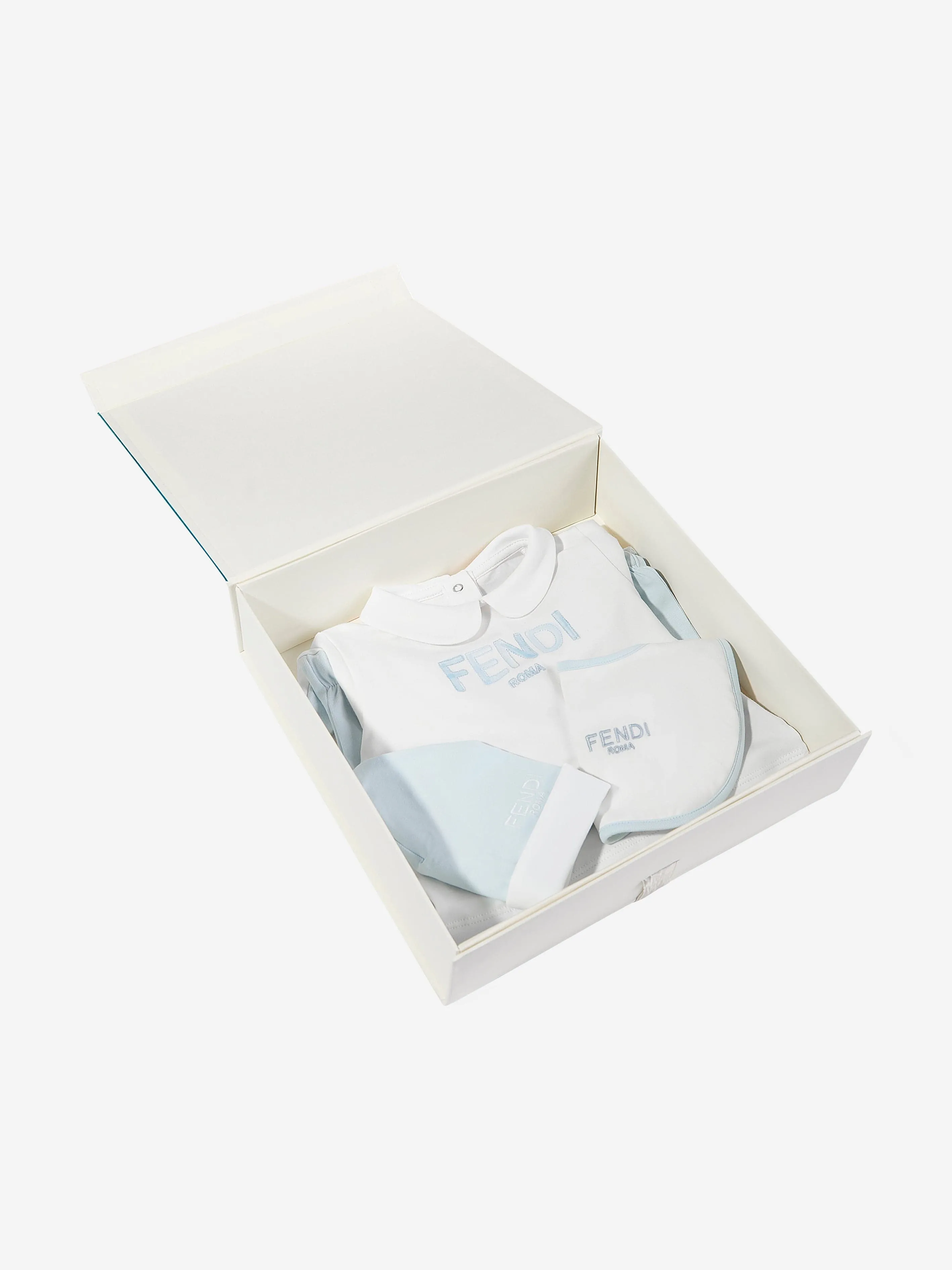 Baby Boys Logo Babygrow Set in Blue
