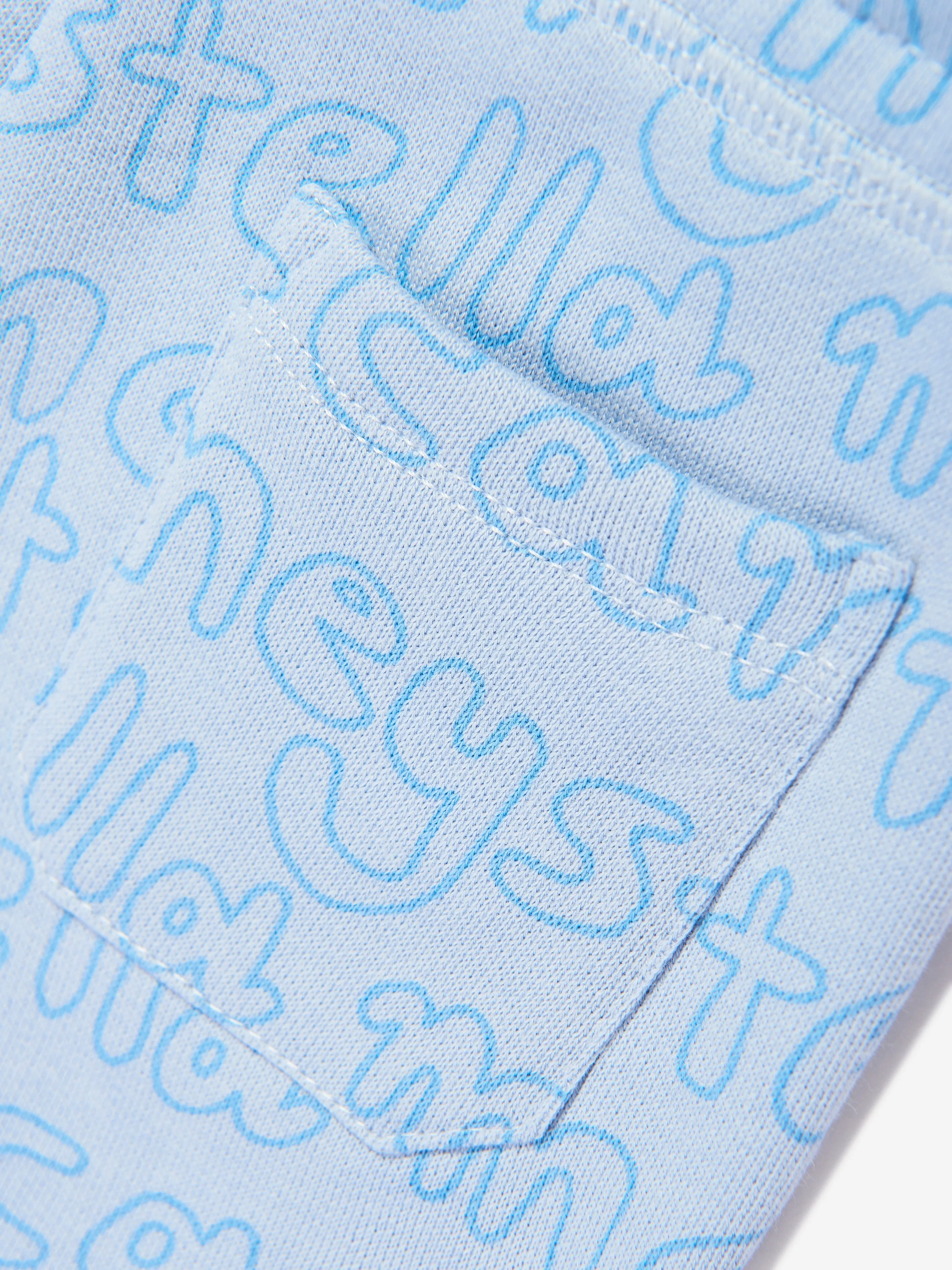 Baby Boys Logo Jersey Shorts in Blue