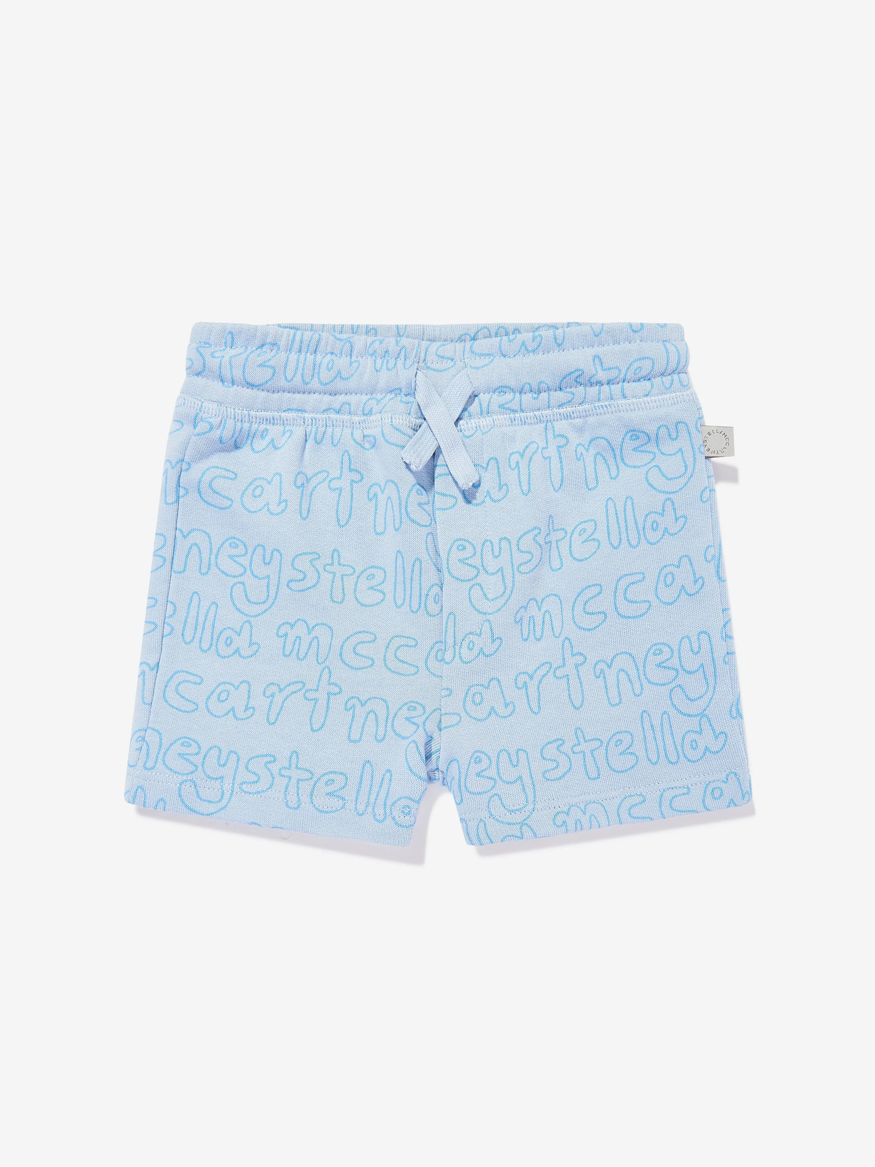 Baby Boys Logo Jersey Shorts in Blue