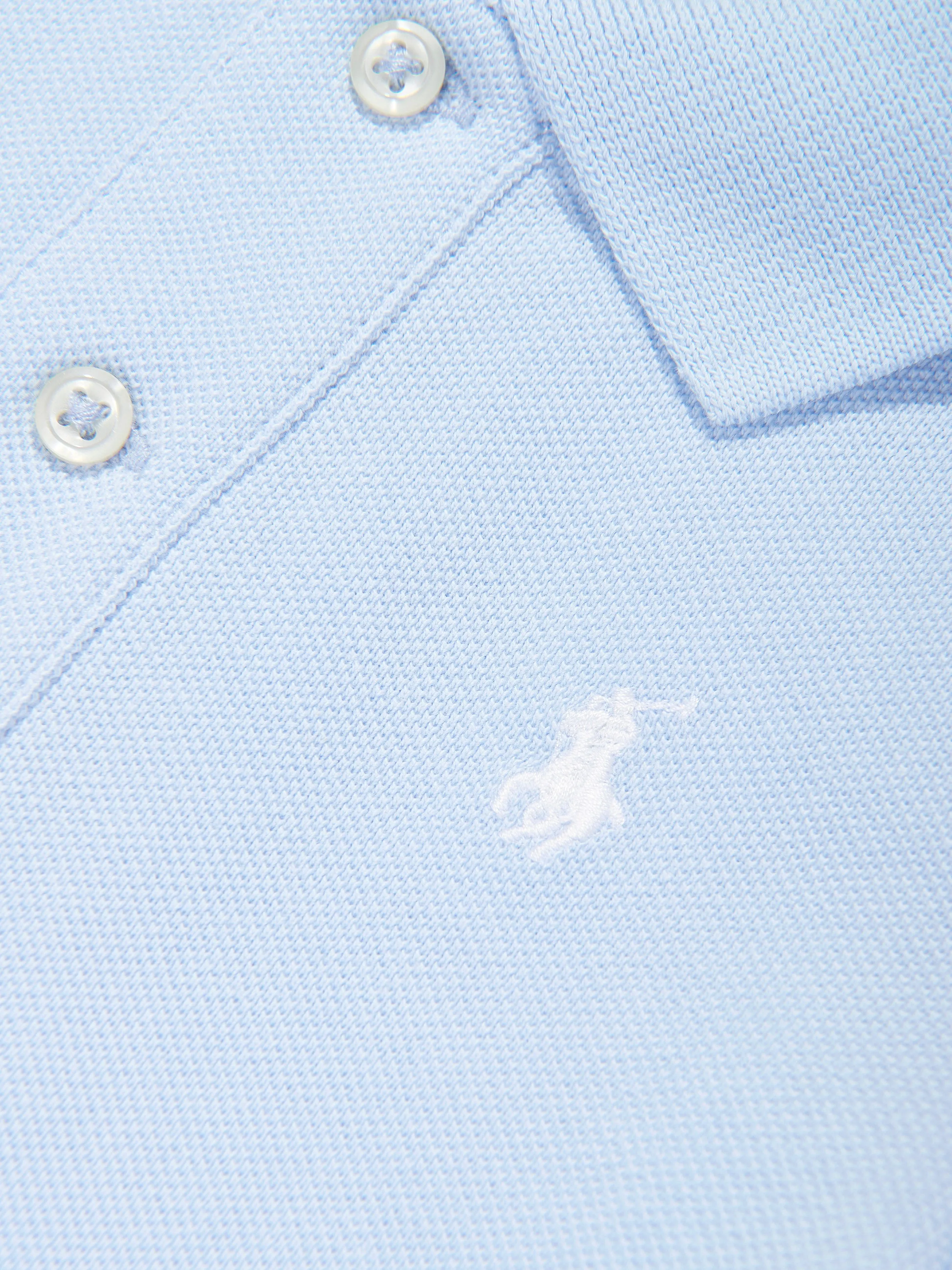 Baby Boys Logo Polo Shirt in Blue