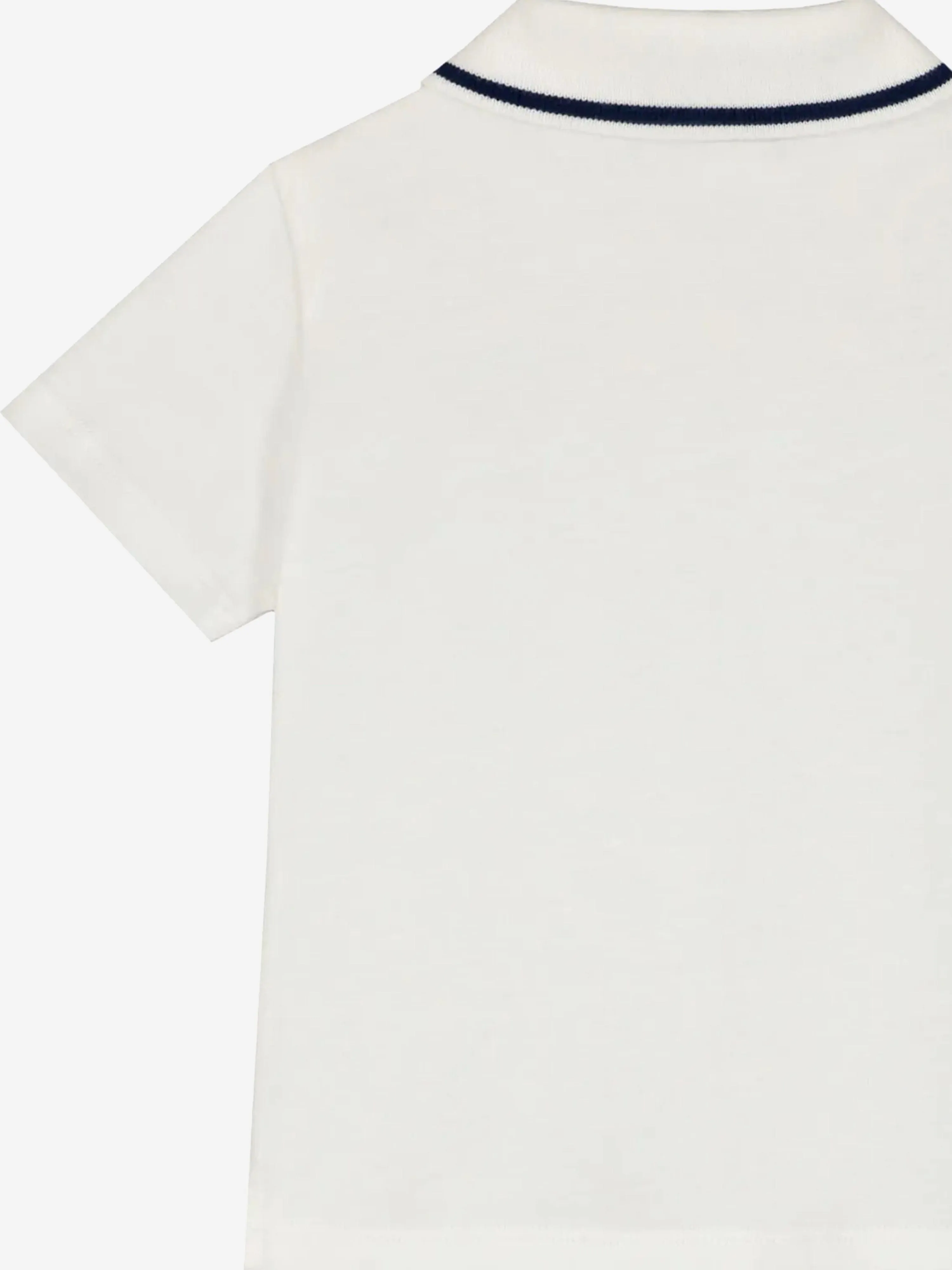 Baby Boys Logo Polo Shirt in White