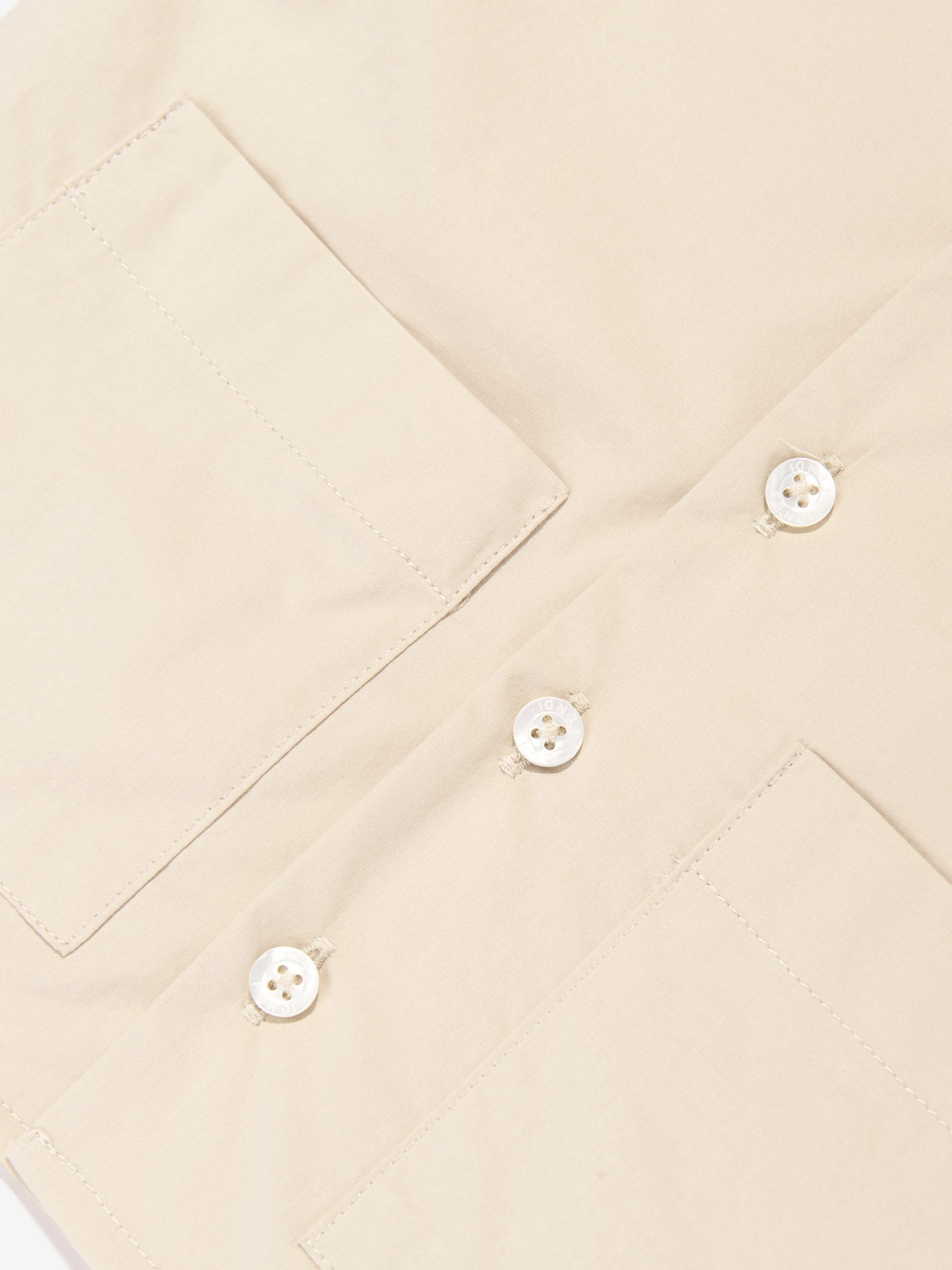 Baby Boys Logo Shirt in Beige