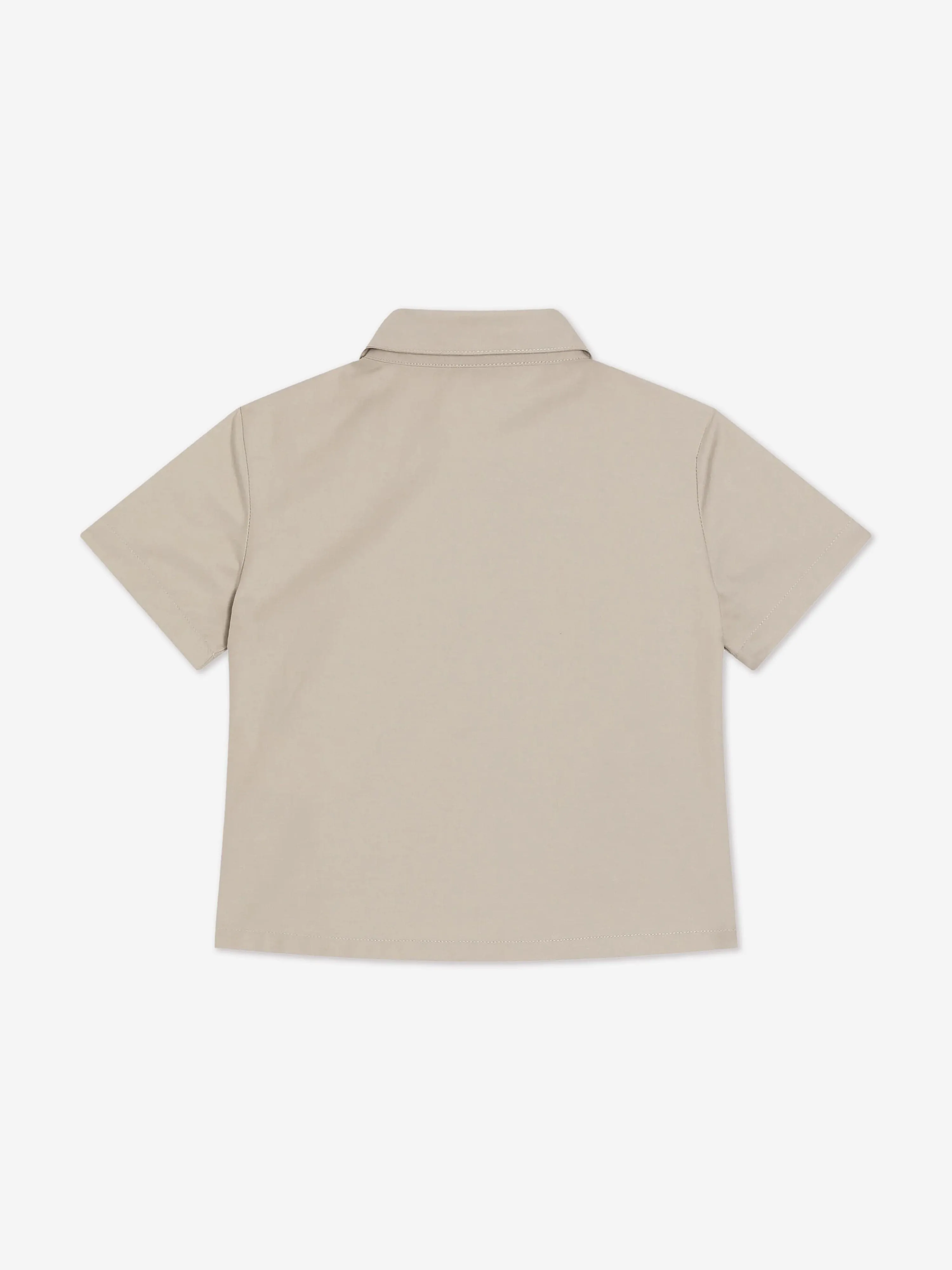 Baby Boys Logo Shirt in Beige