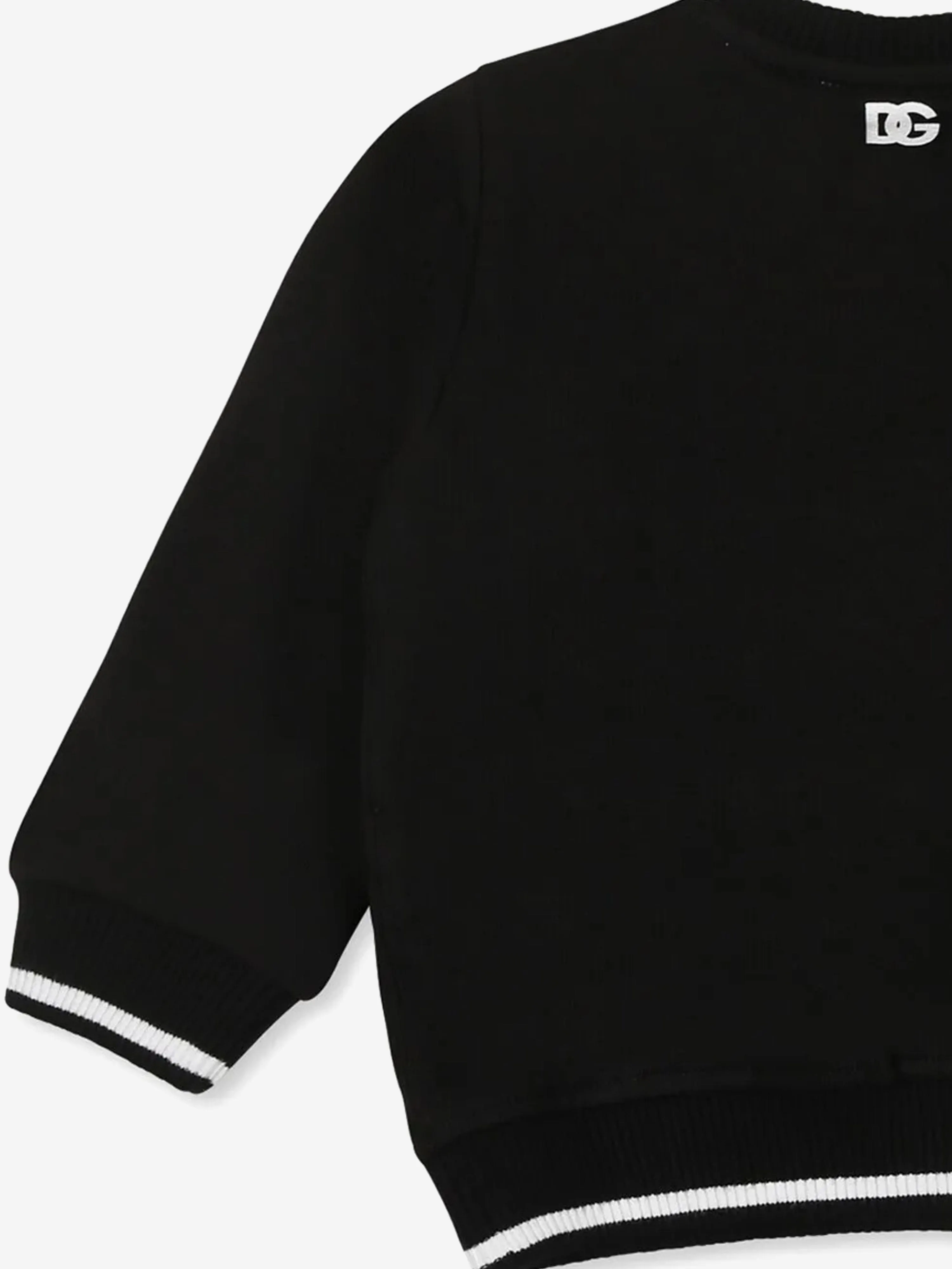 Baby Boys Logo Sweatshirt in Black