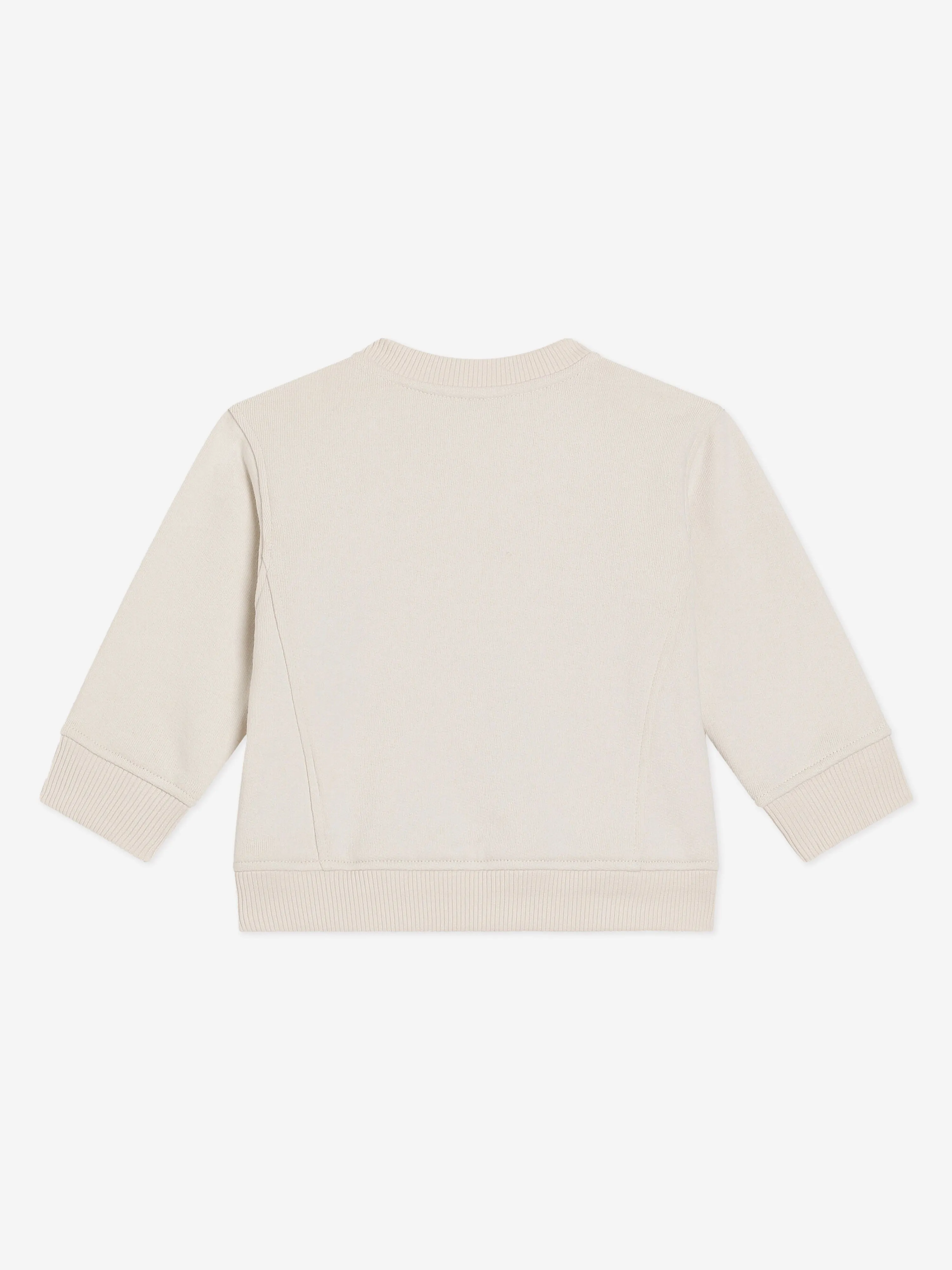 Baby Boys Logo Sweatshirt in Ivory