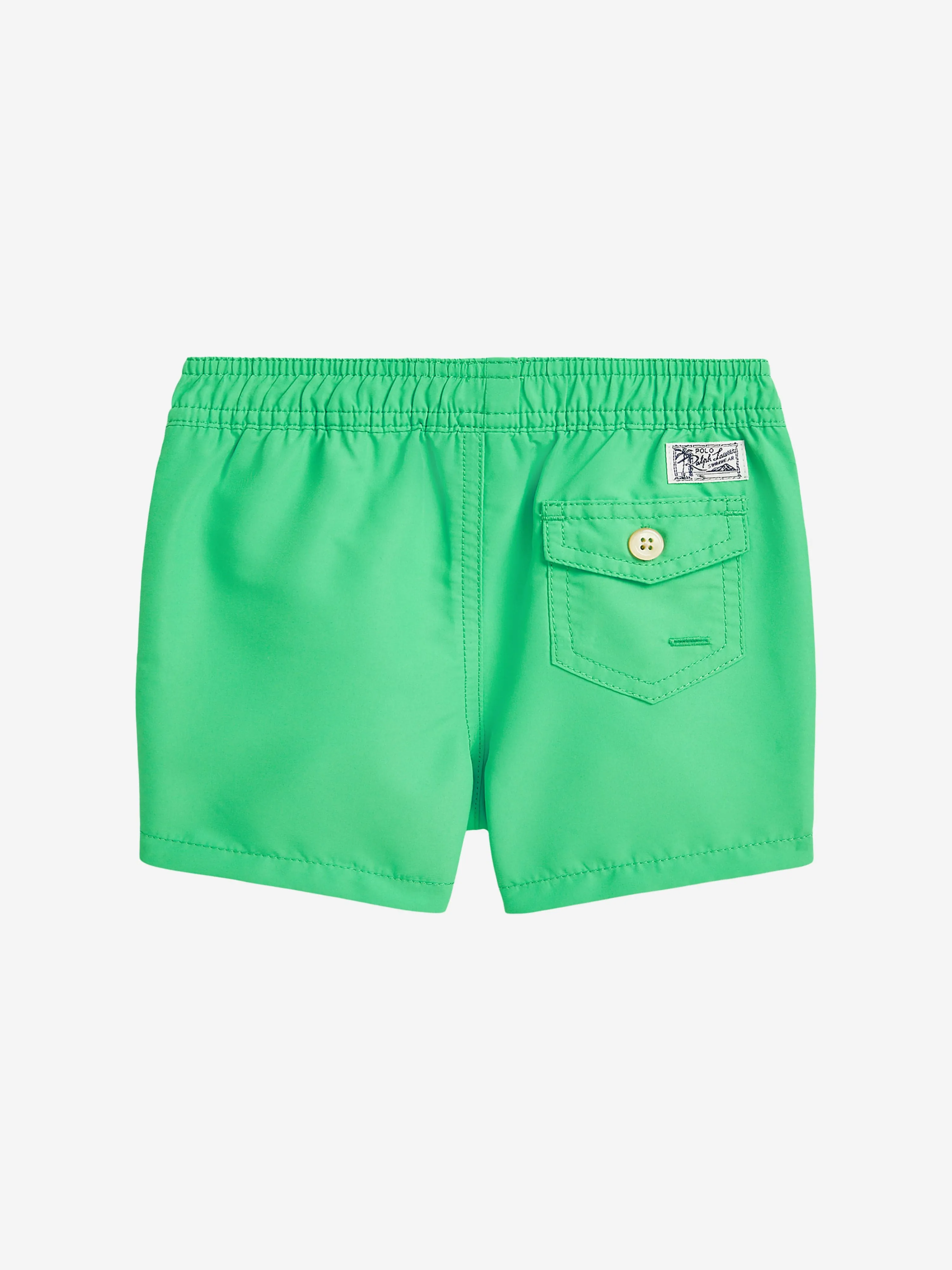 Baby Boys Logo Swim Shorts in Green