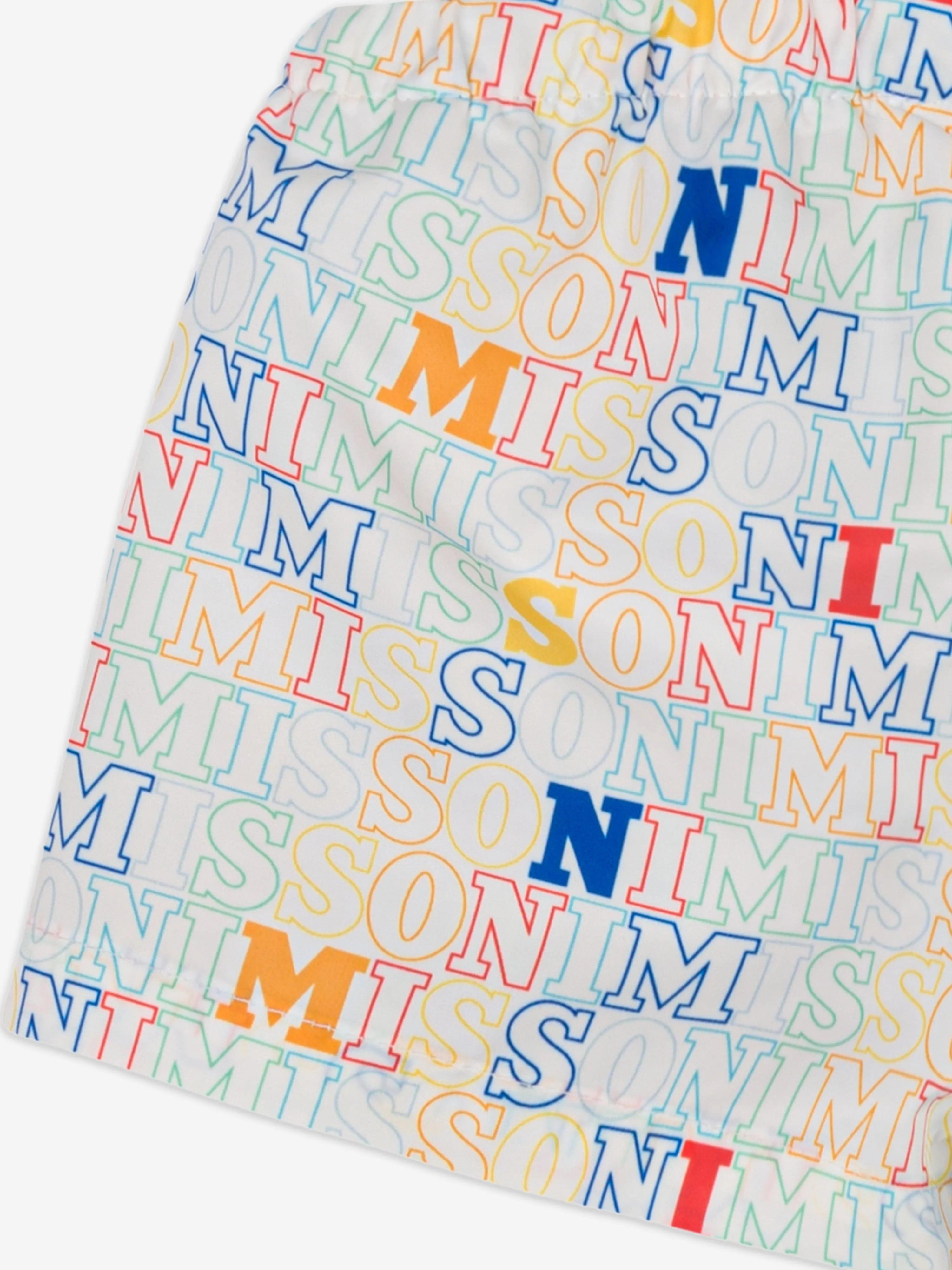 Baby Boys Logo Swim Shorts in Multicolour