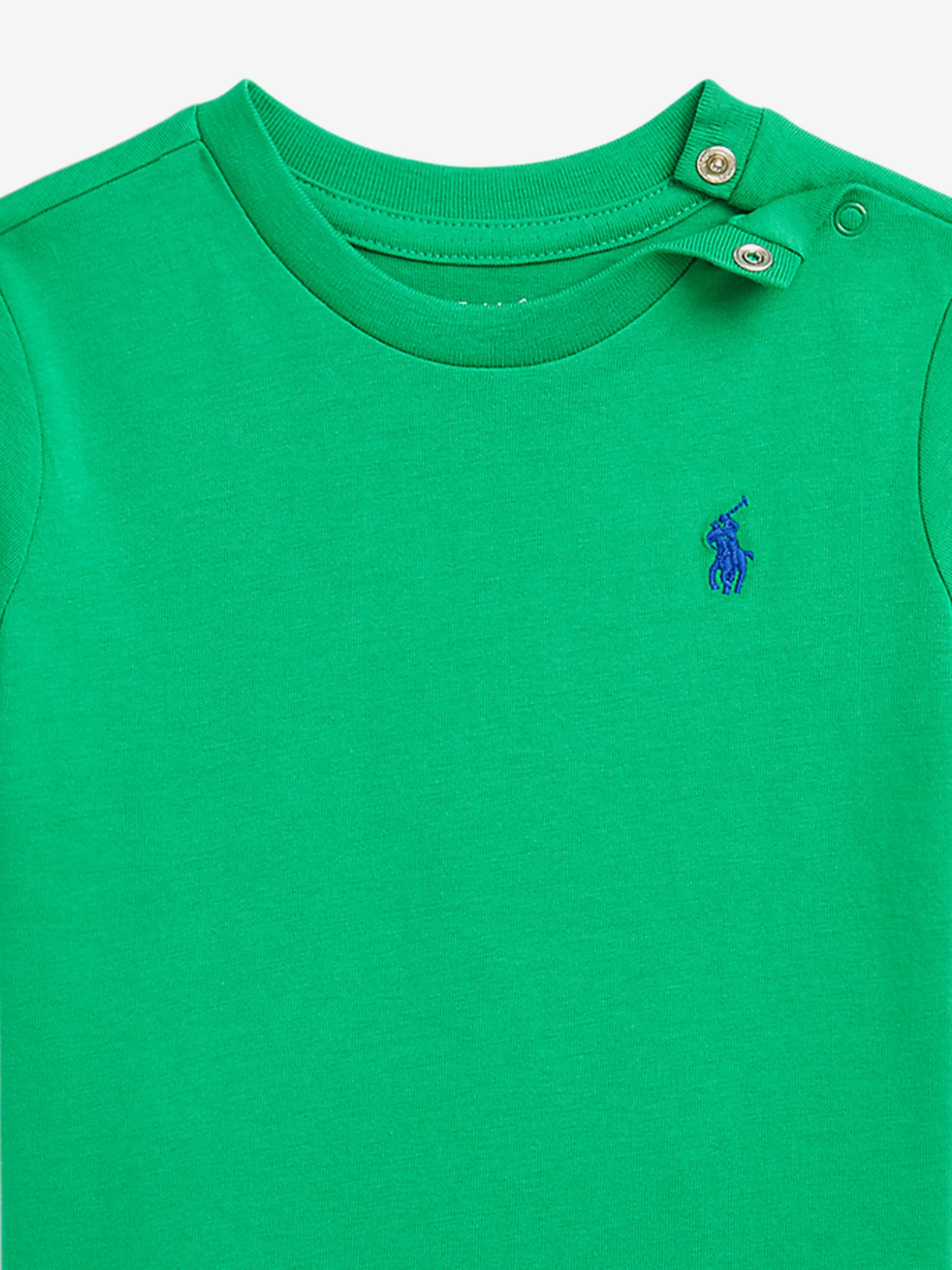 Baby Boys Logo T-Shirt in Green