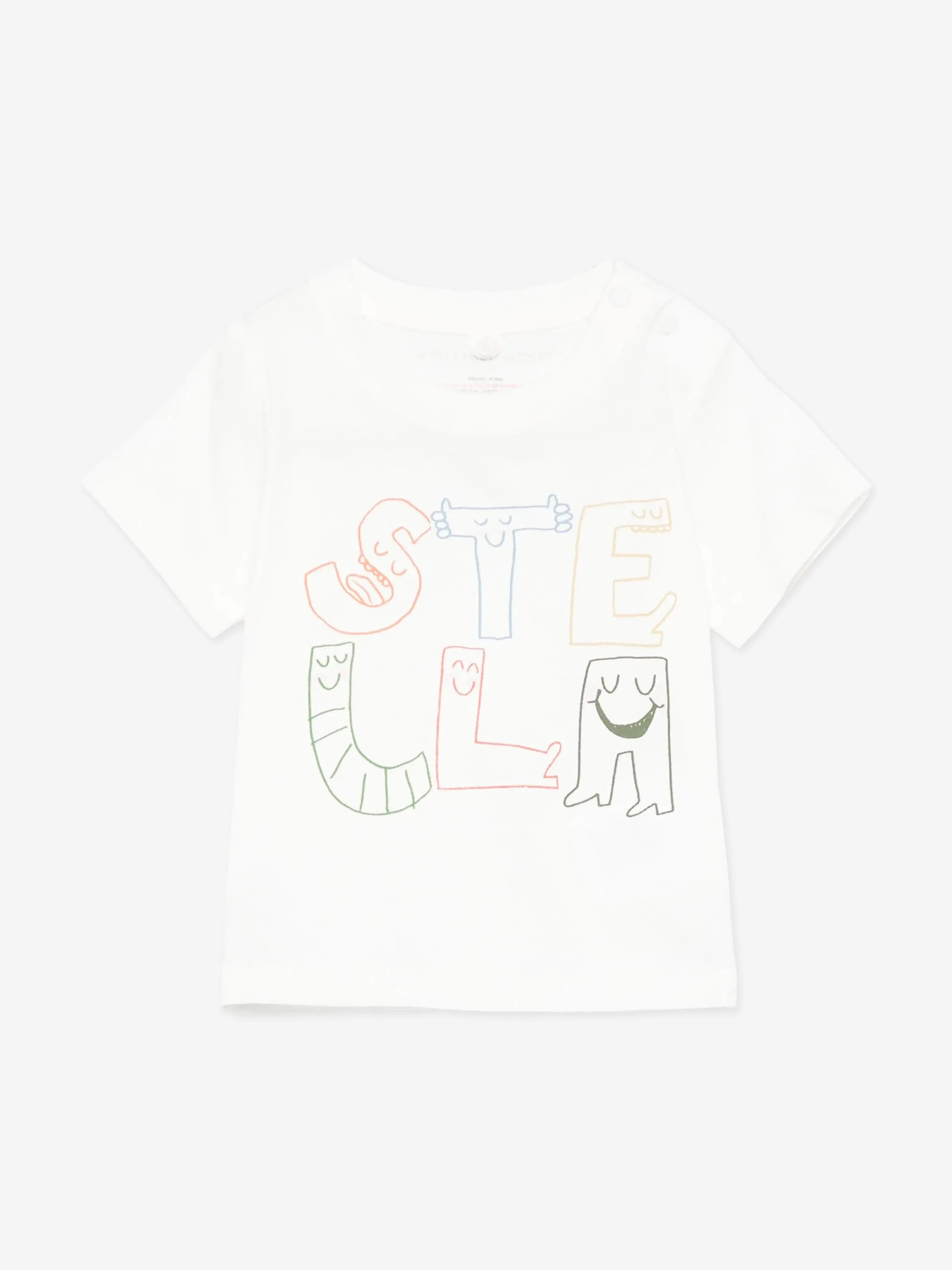 Baby Boys Logo T-Shirt in Ivory