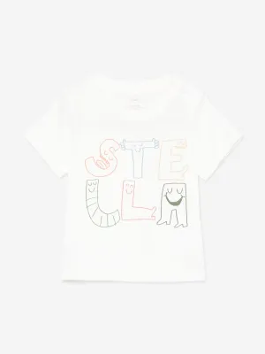 Baby Boys Logo T-Shirt in Ivory