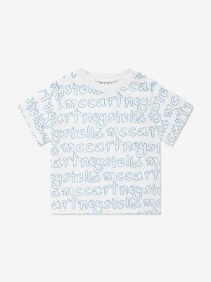 Baby Boys Logo T-Shirt in Ivory