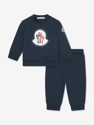 Baby Boys Logo Tracksuit in Navy