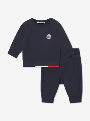 Baby Boys Logo Tracksuit in Navy