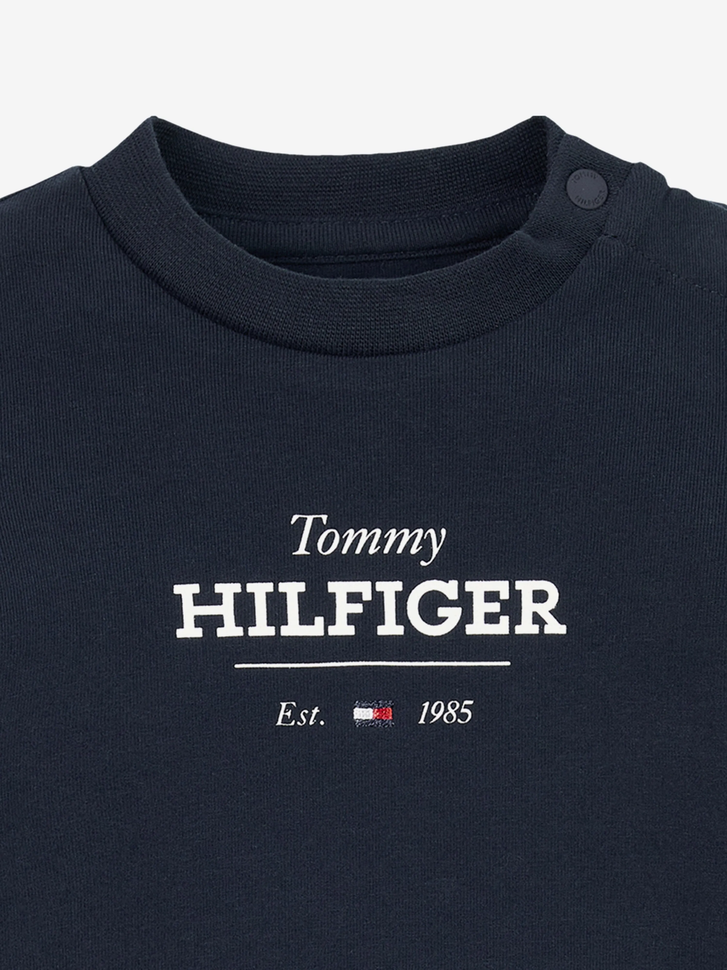 Baby Boys Monotype 1985 Long Sleeve T-Shirt in Navy