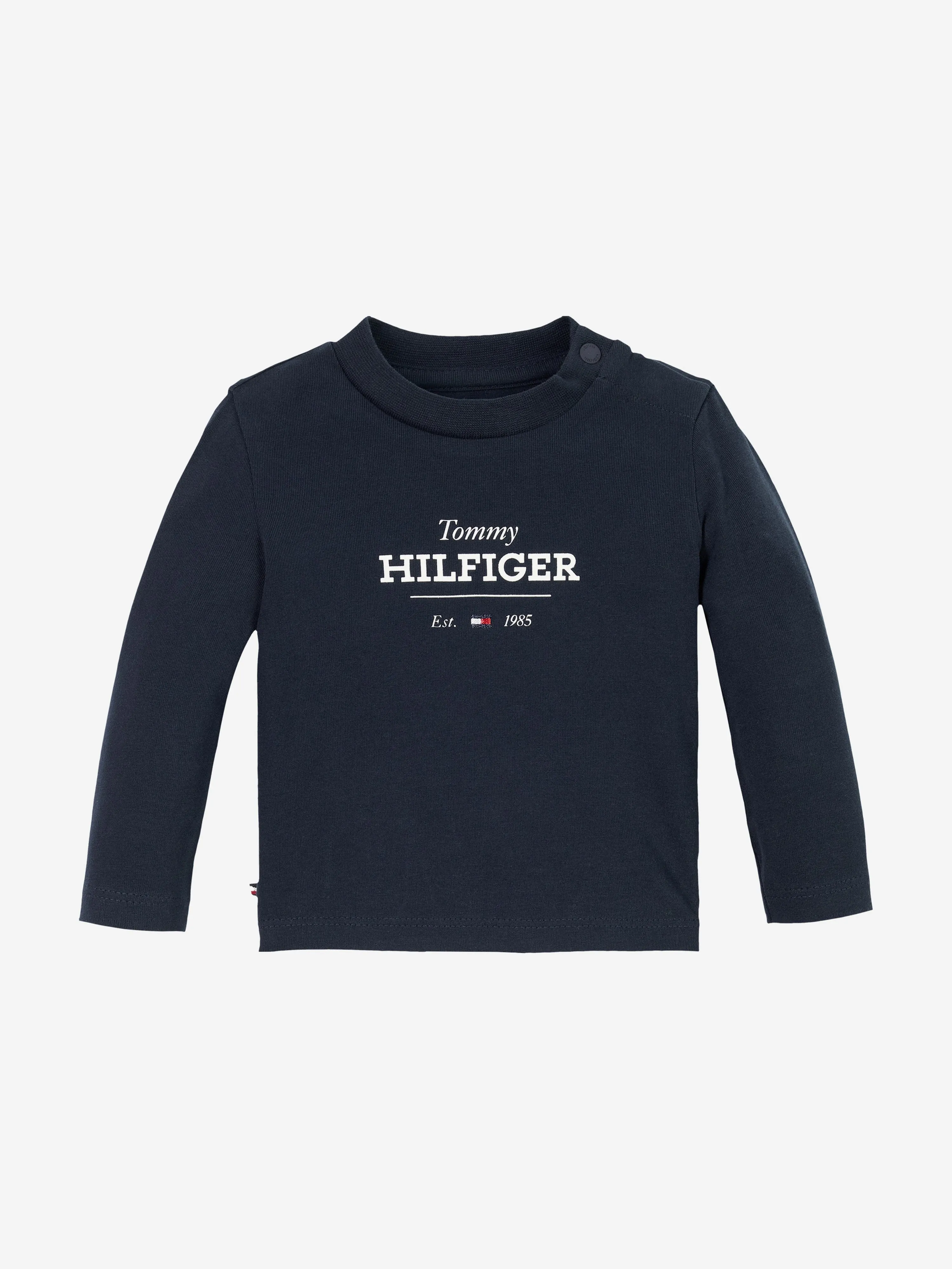 Baby Boys Monotype 1985 Long Sleeve T-Shirt in Navy
