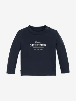 Baby Boys Monotype 1985 Long Sleeve T-Shirt in Navy