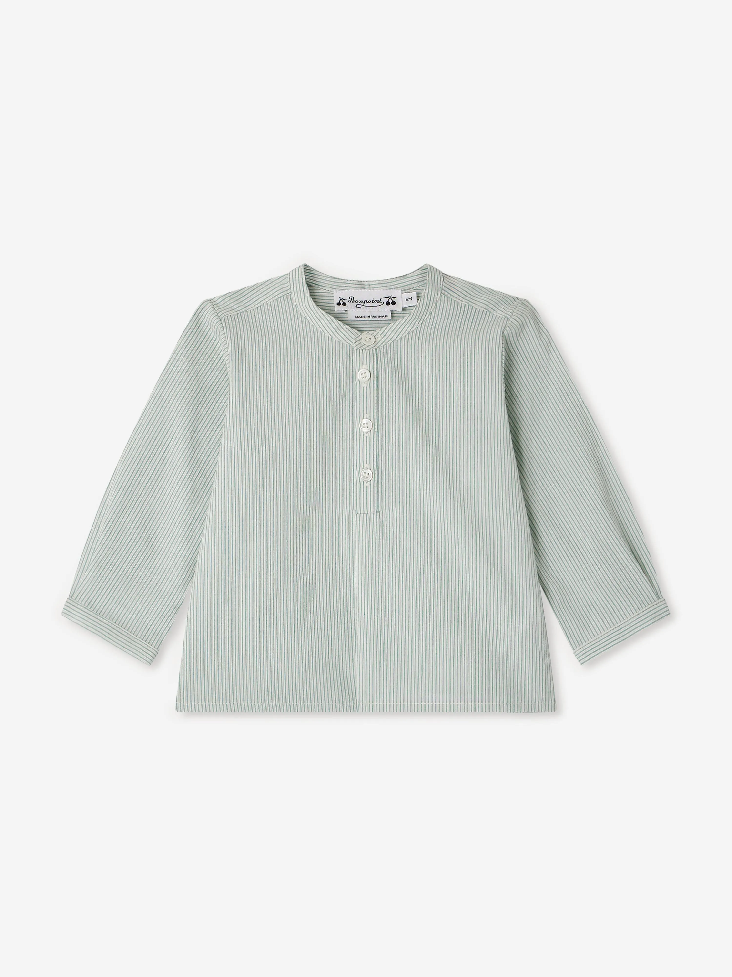 Baby Boys Polisson Shirt in Green