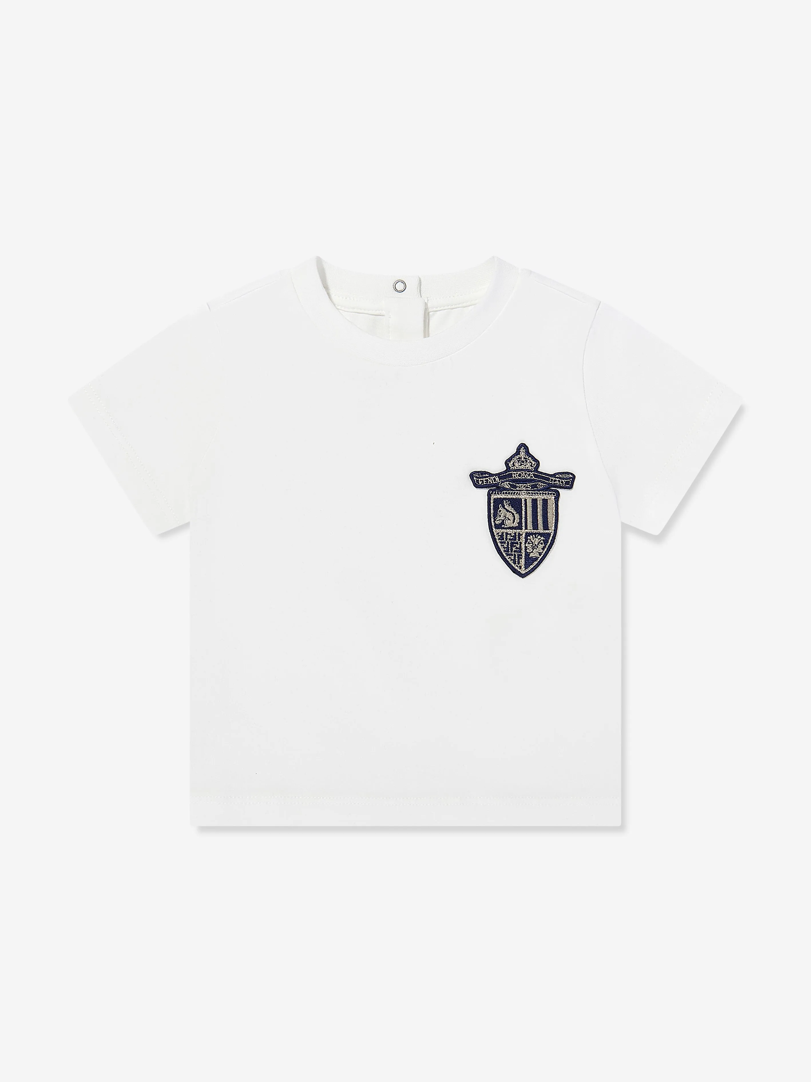 Baby Boys Shield T-Shirt in White