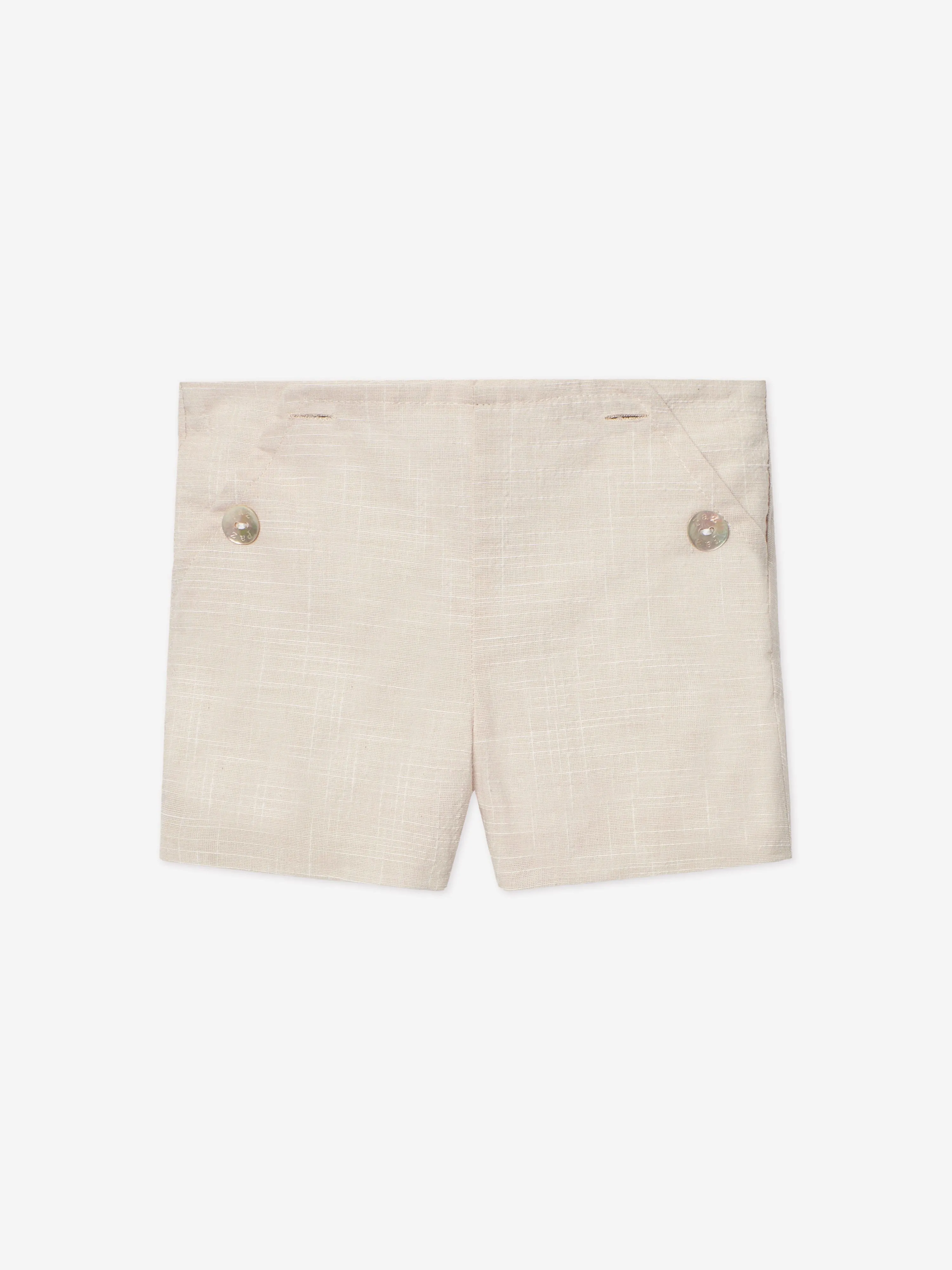 Baby Boys Short Set in Beige