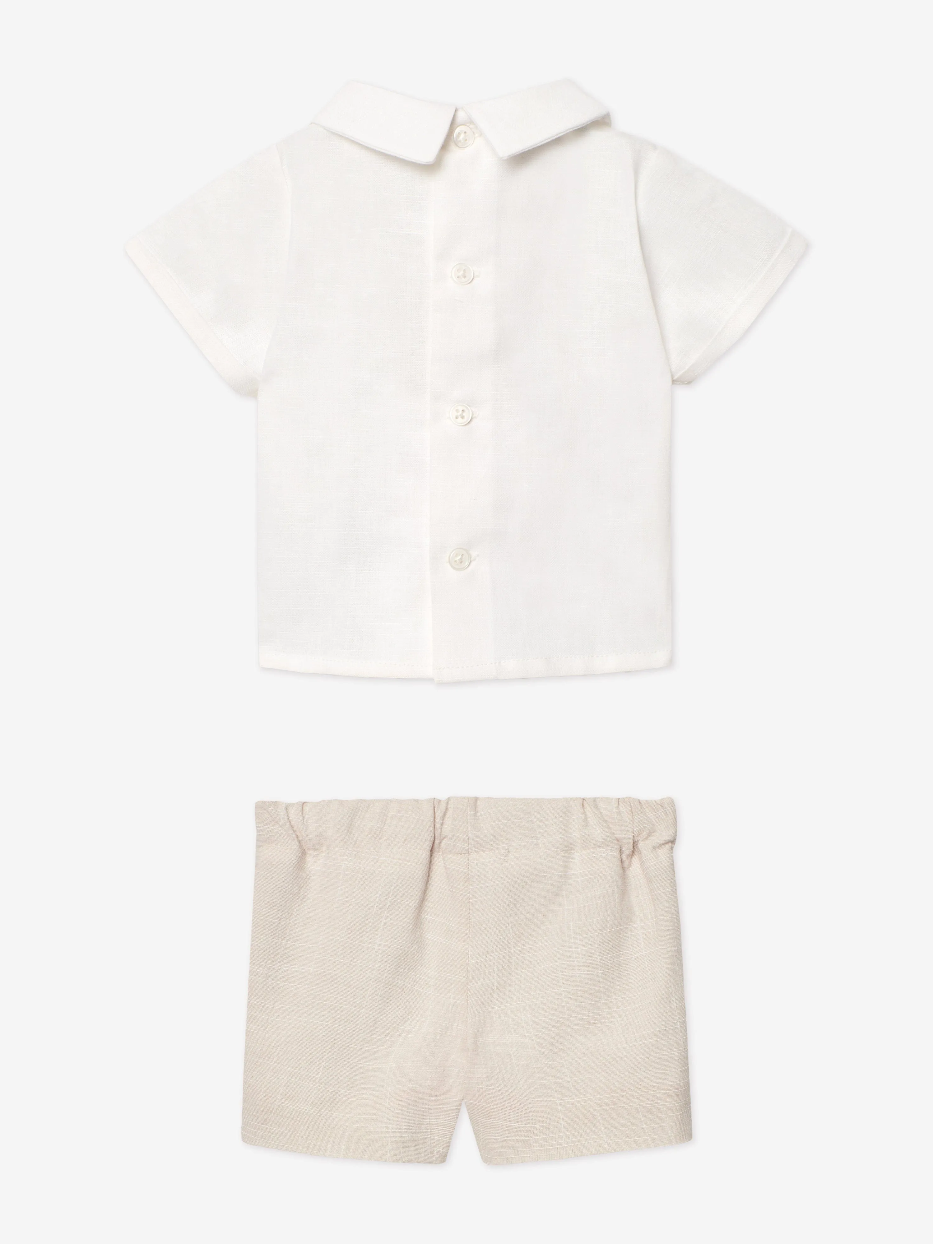 Baby Boys Short Set in Beige
