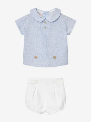 Baby Boys Short Set in Blue