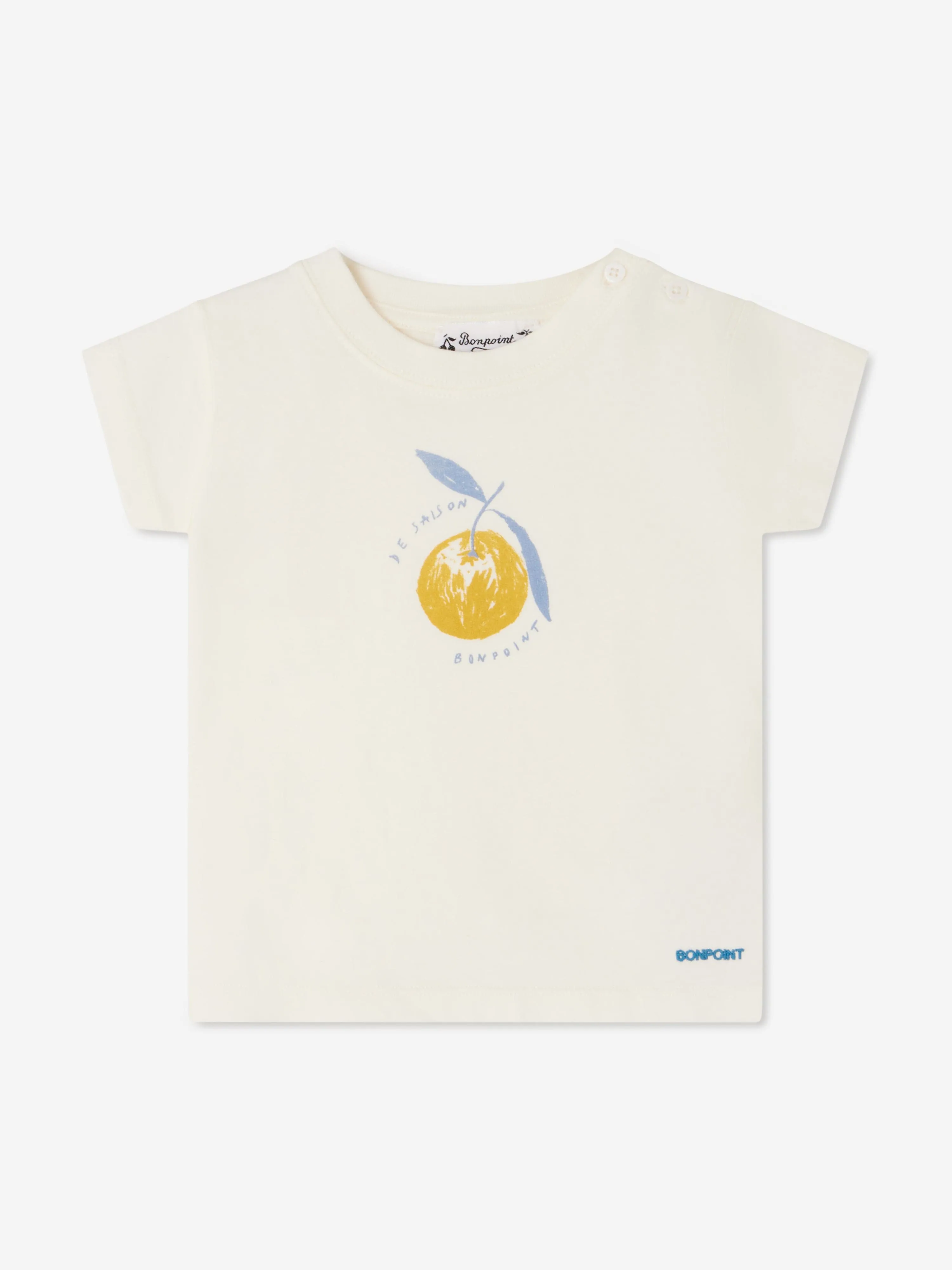Baby Boys Tom T-Shirt in Ivory