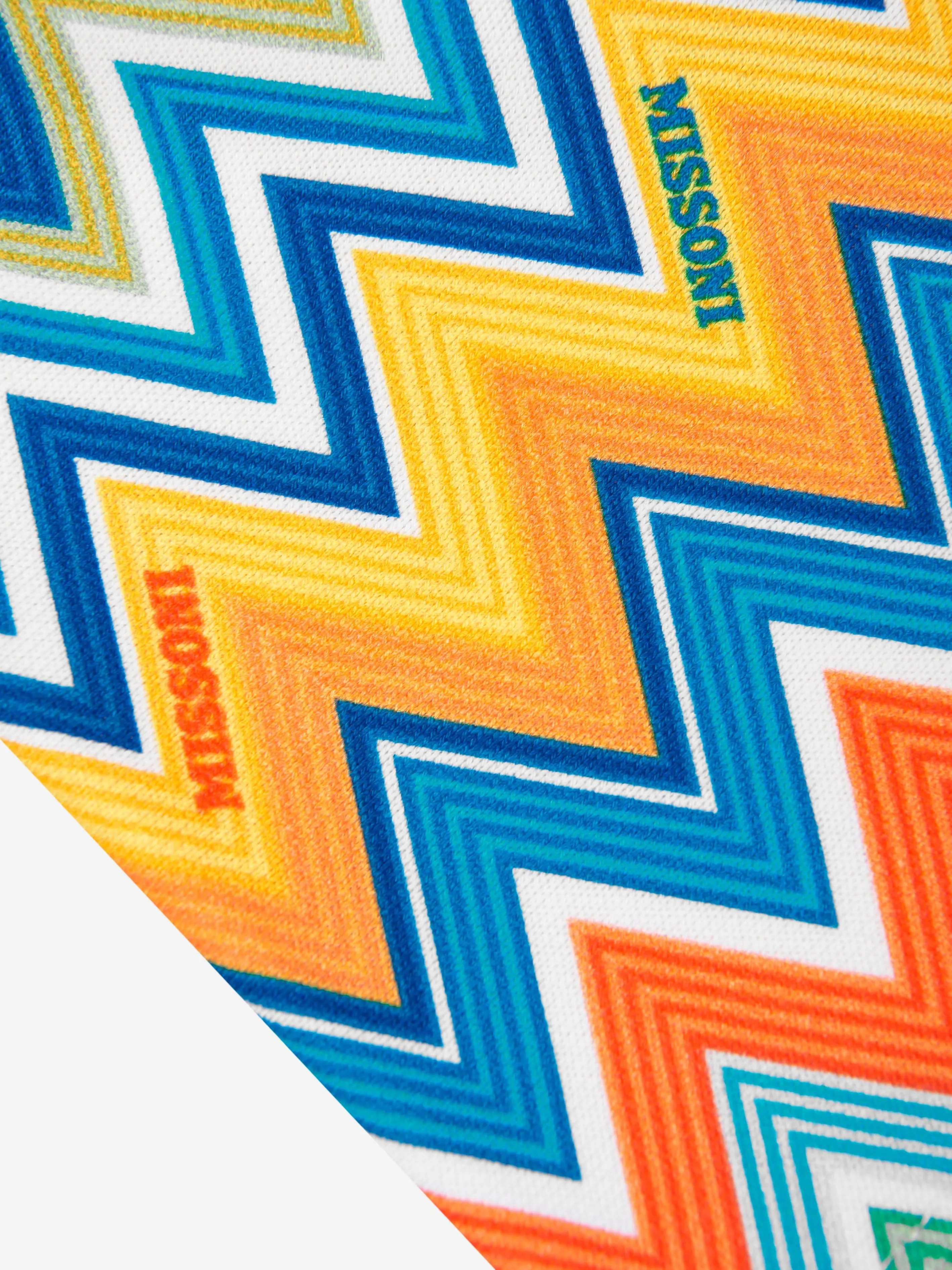 Baby Boys Zigzag Jersey Shorts in Blue